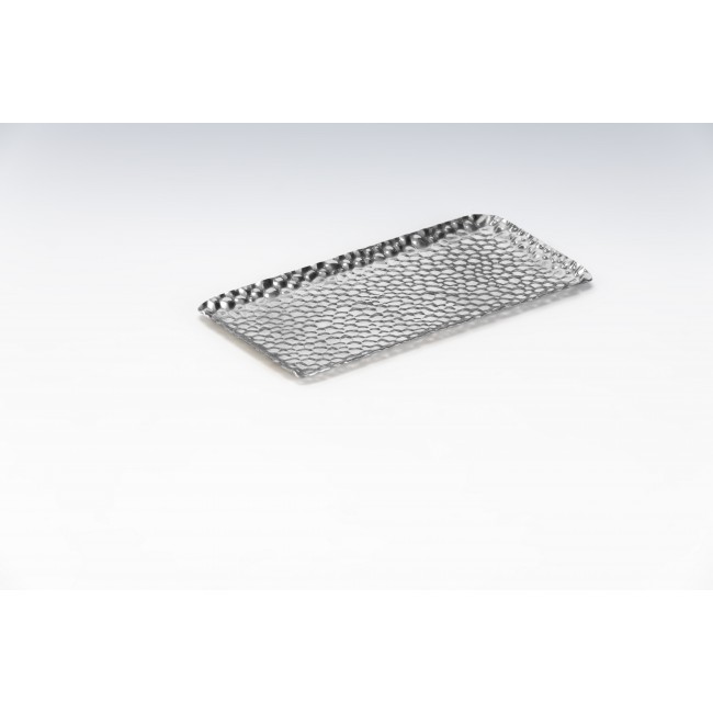 Alkan Stainless Steel Chocolate Display Tray 12x23cm Stainless Steel for hospitality & OS&E