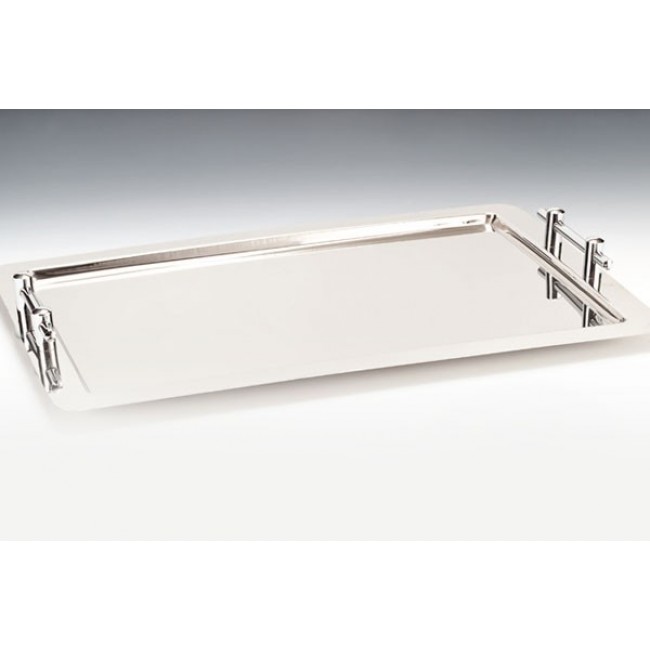 Alkan Steel Display Tray with Handles 62x42cm Stainless Steel for hospitality & OS&E