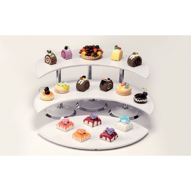 Alkan Tiered Melamine Display Stand Melamine for hospitality & OS&E