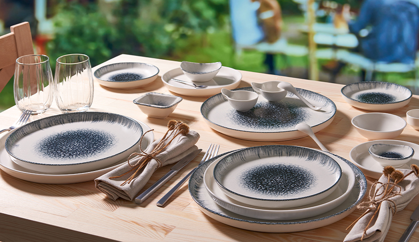 HAWAI 24 CM BONE FLAT PLATE - Styled