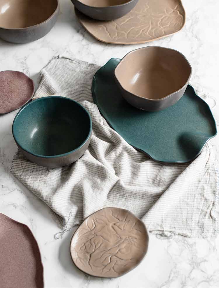 Blush Sonnet Amorf Bowl 16 cm - Styled