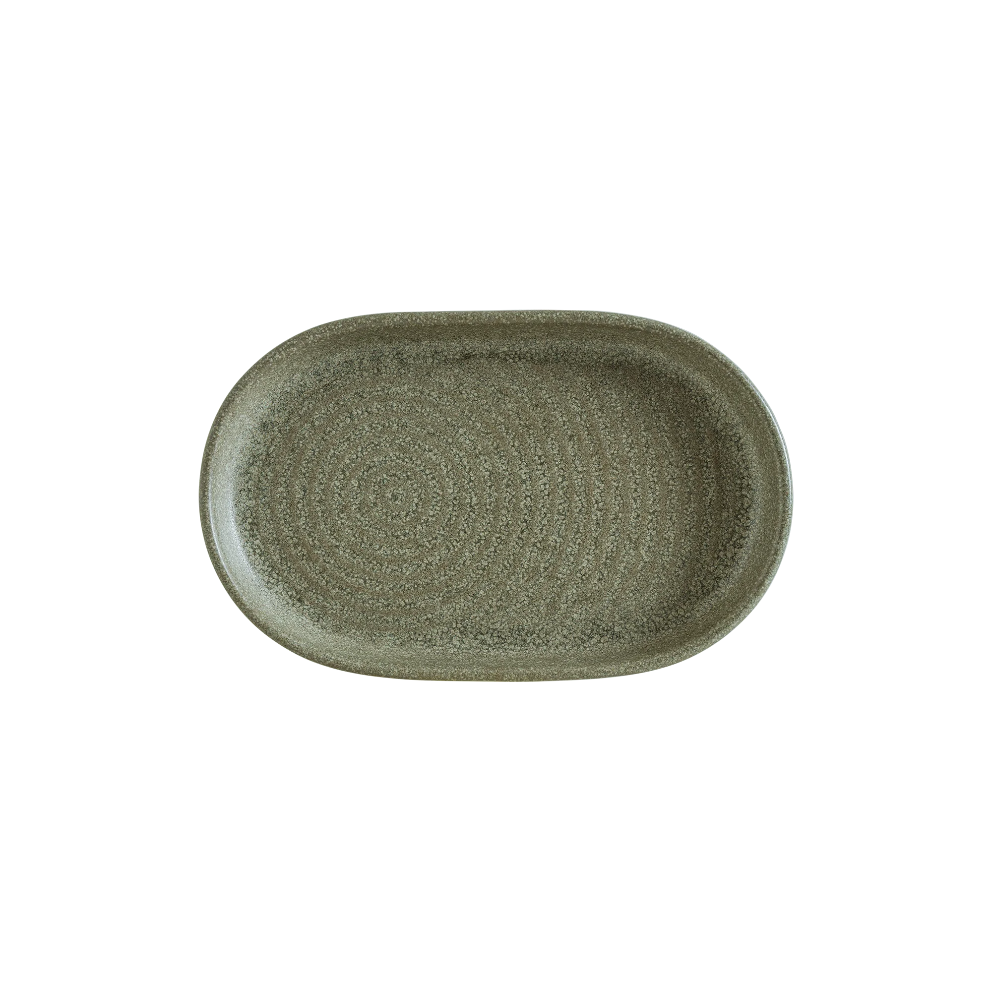 Bonna Adelfa Ripple Oval Plate 15 cm 15 cm porcelain tableware