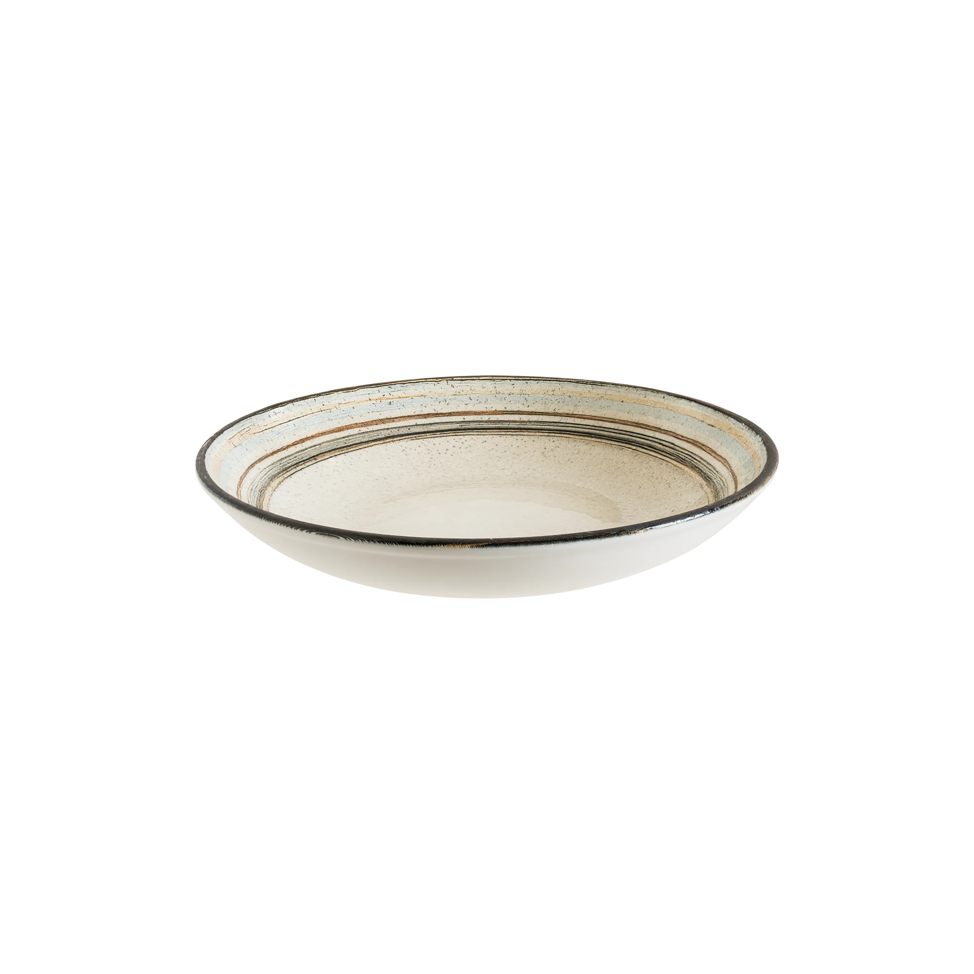 Bonna Cortado Spiral Bloom Deep Plate 25 cm 1300 cc 25 cm porcelain tableware