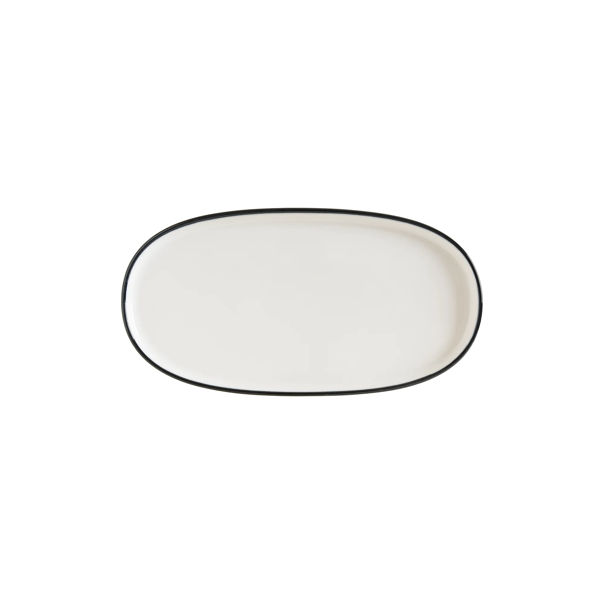 Bonna Linea Black Hygge 21cm  Oval Plate 21 cm porcelain tableware