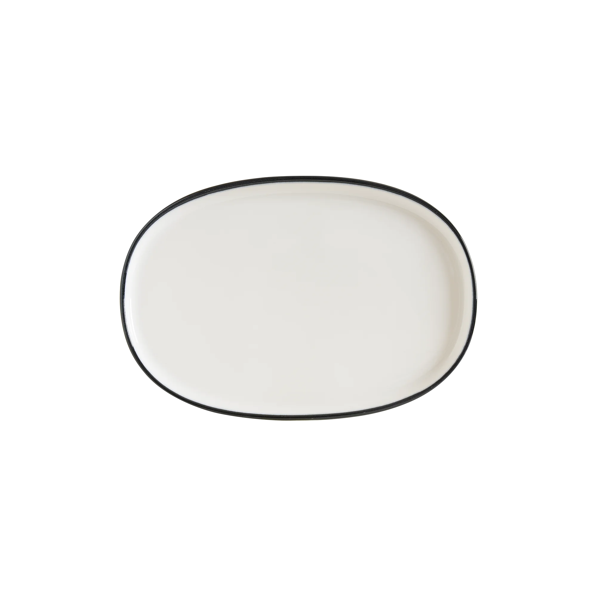 Bonna Linea Black Hygge 34 cm Oval Plate 34 cm porcelain tableware