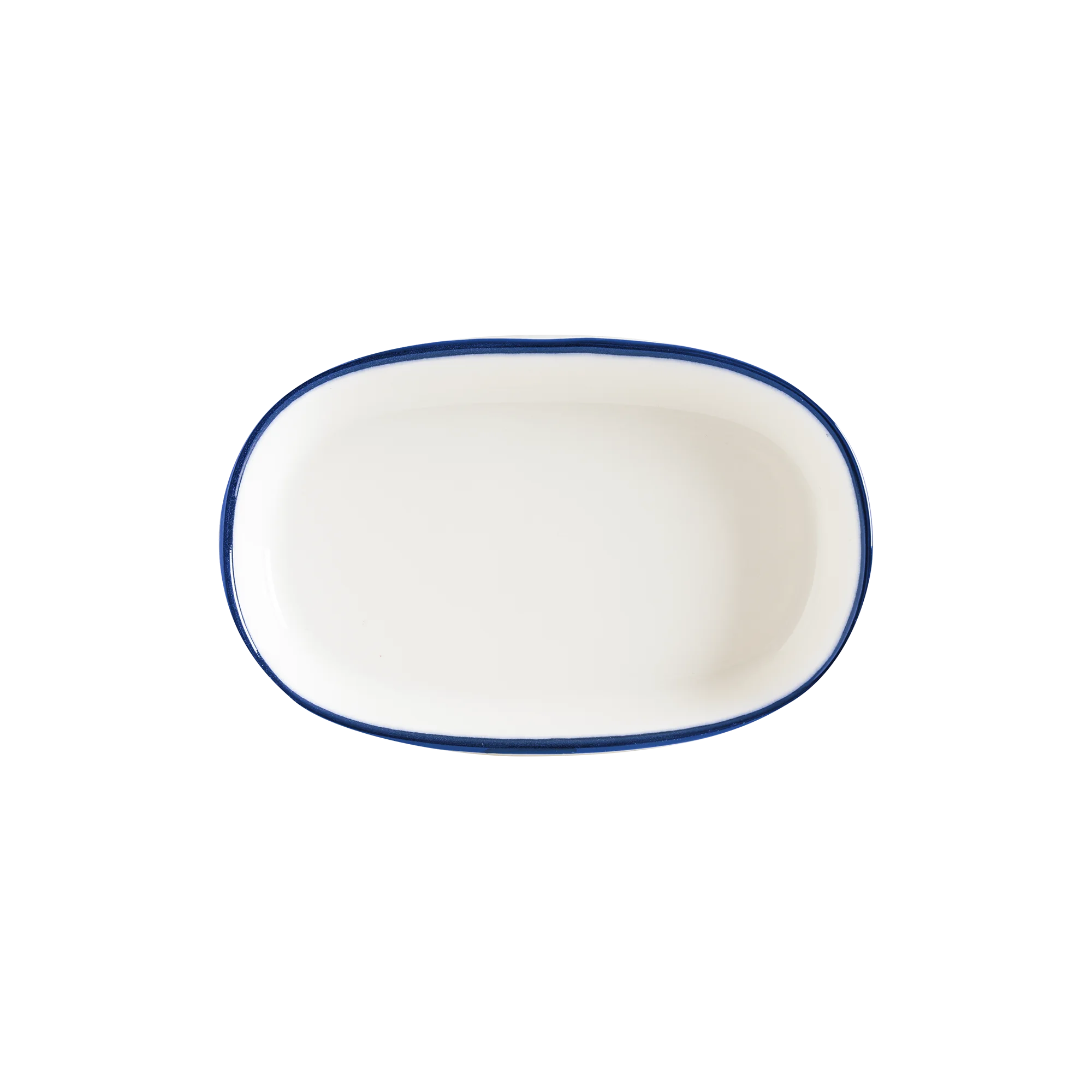 Bonna Linea Blue Hygge 10cm Oval Plate 10 cm porcelain tableware