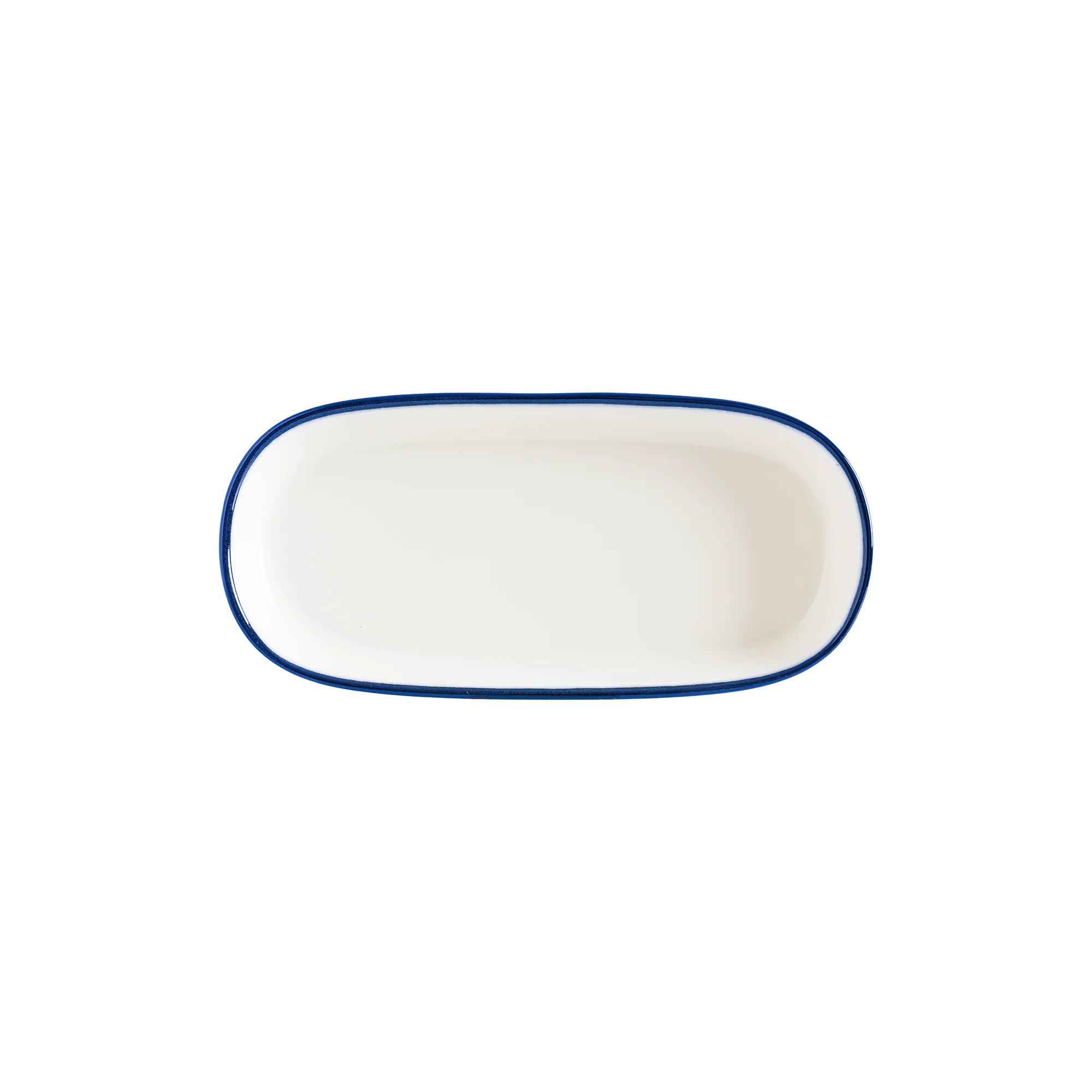 Bonna Linea Blue Hygge 14cm Oval Plate 14 cm porcelain tableware