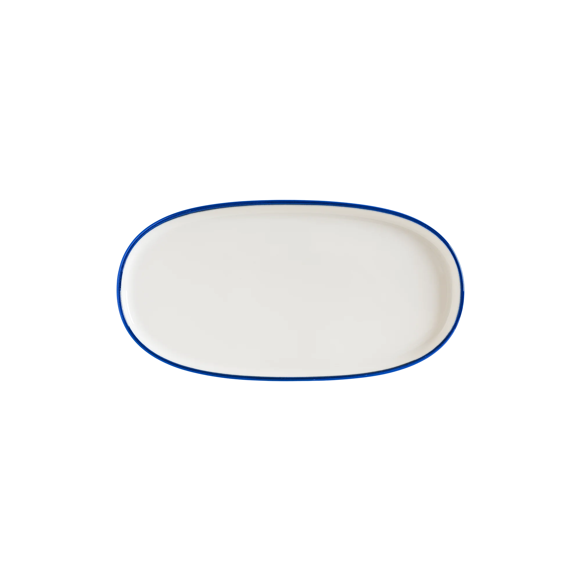 Bonna Linea Blue Hygge 21cm  Oval Plate 21 cm porcelain tableware