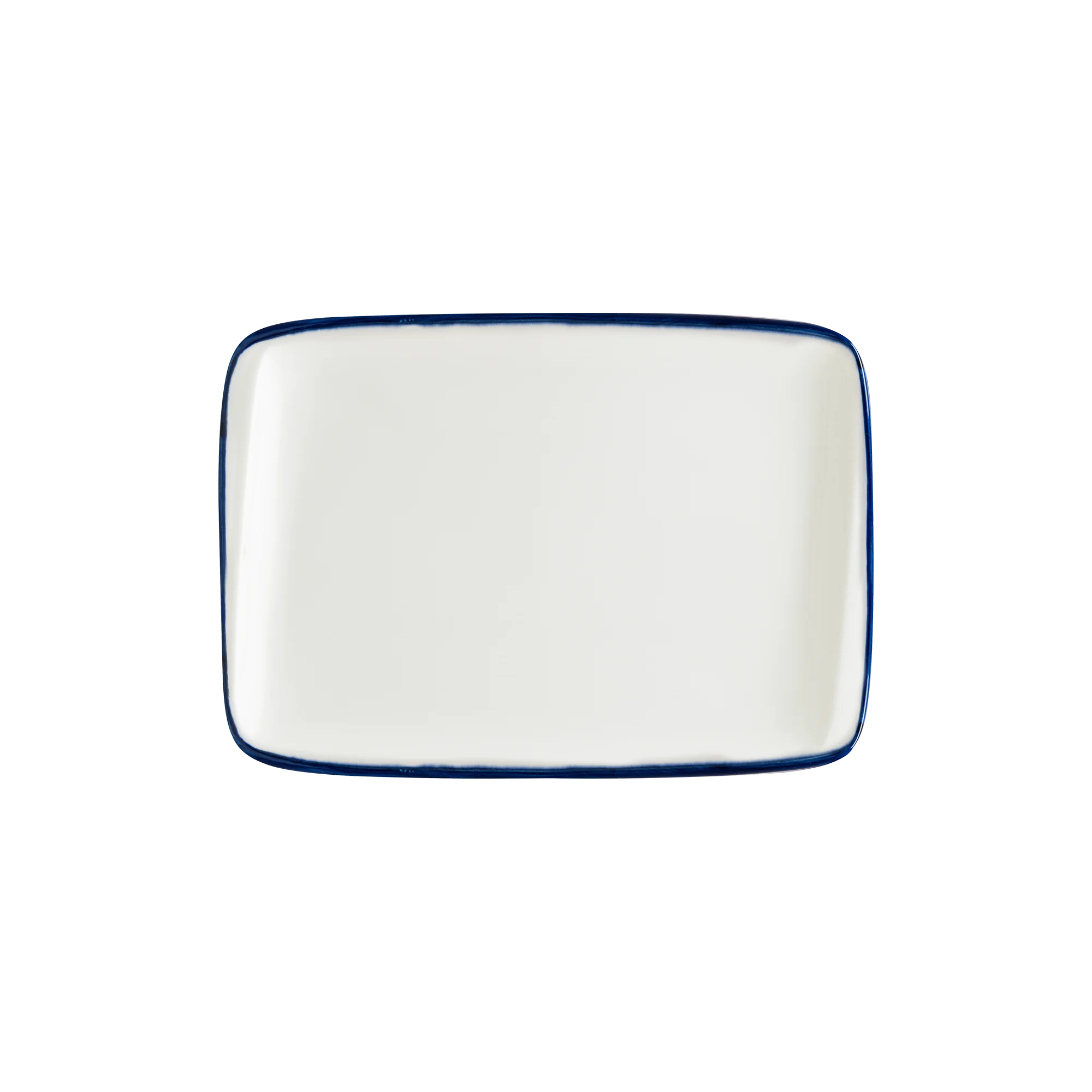 Bonna Linea Blue Moove Rectangular Plate  23*16 cm 23 cm porcelain tableware