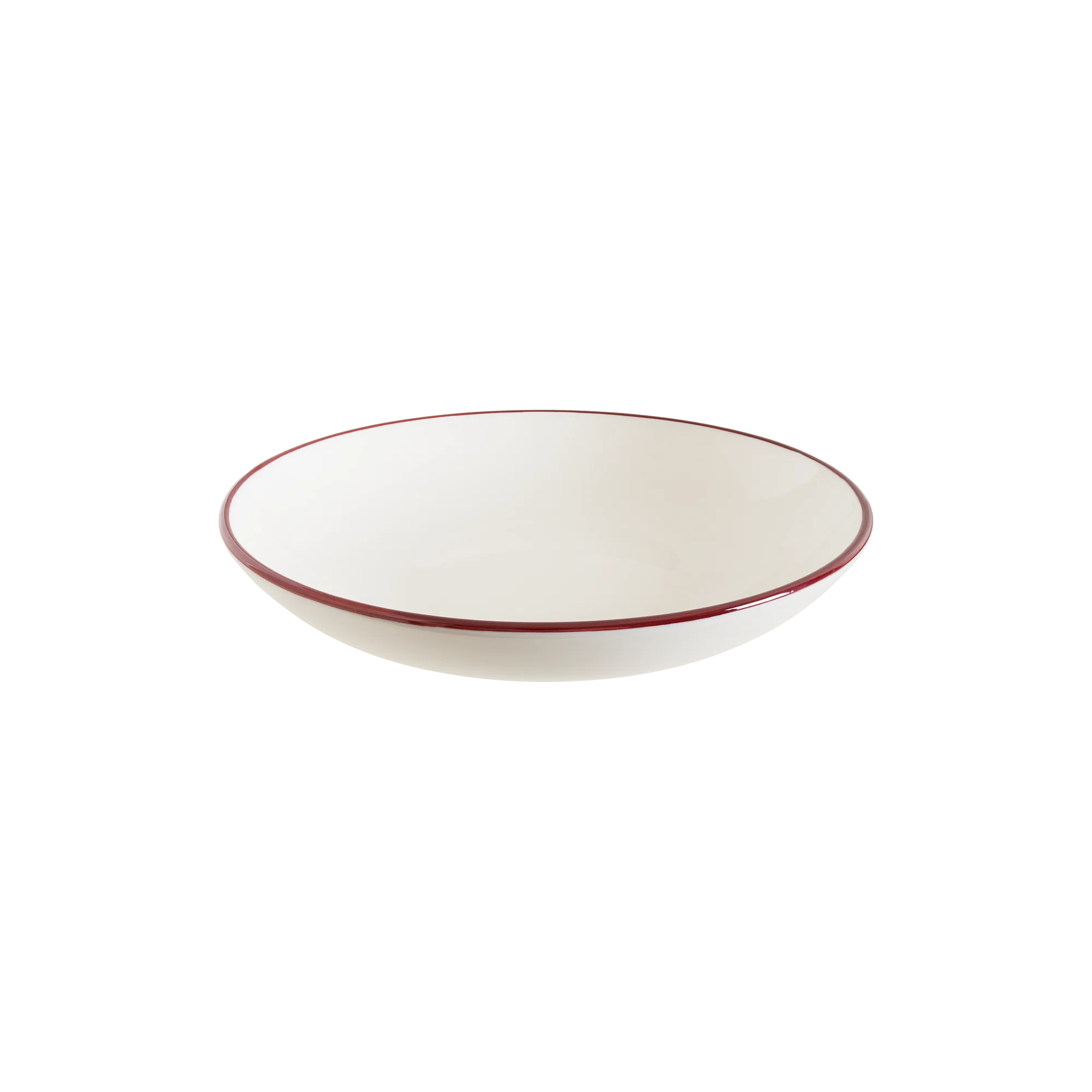 Bonna Linea Burgundy Bloom Deep Plate 25 cm 1300 cc 25 cm porcelain tableware