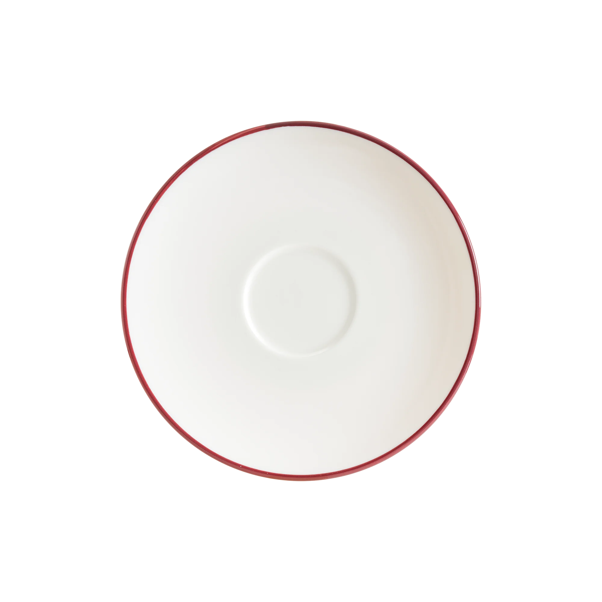 Bonna Linea Burgundy Gourmet Coffee Saucer 12 cm 12 cm porcelain tableware