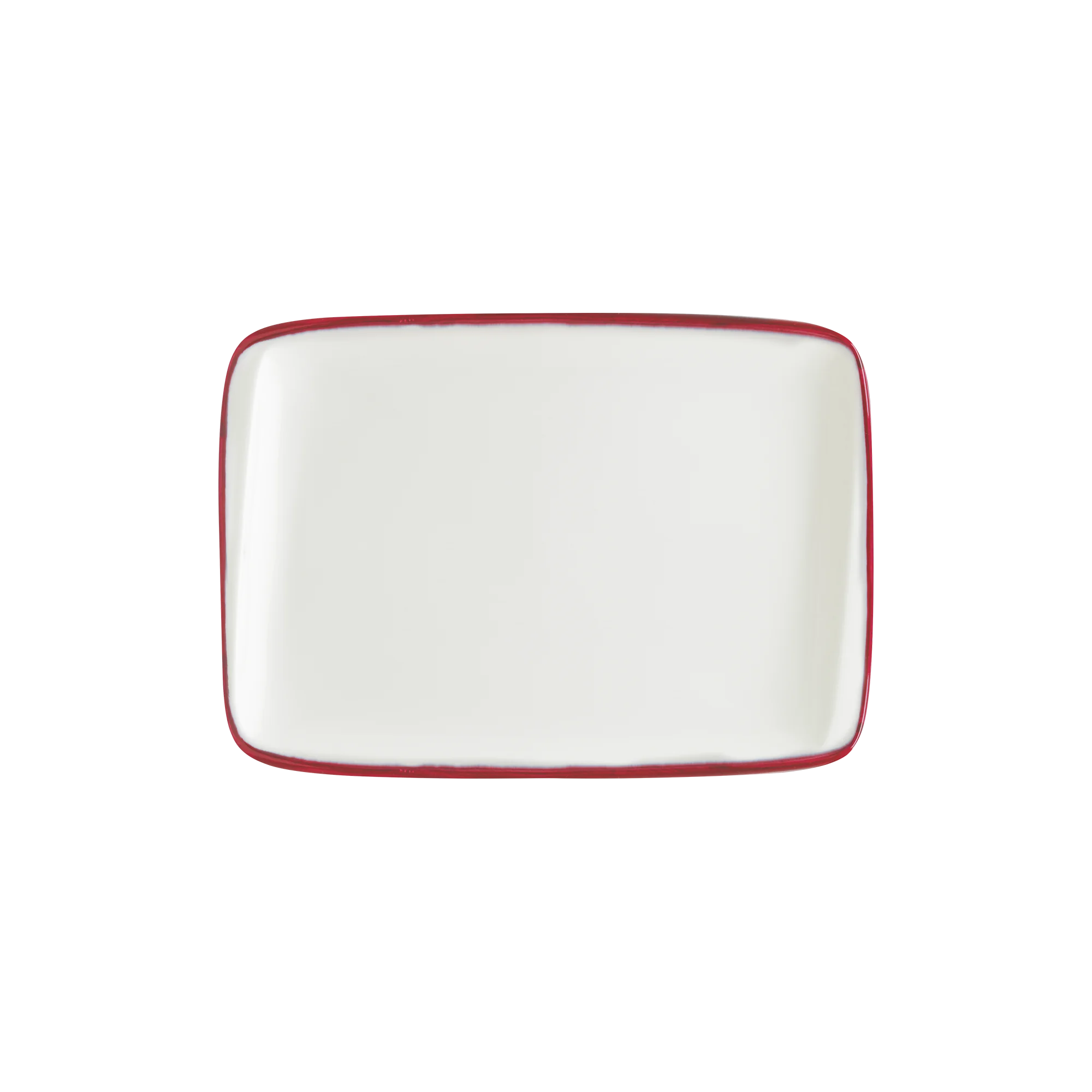 Bonna Linea Burgundy Moove Rectangular 23*16 cm 23 cm porcelain tableware