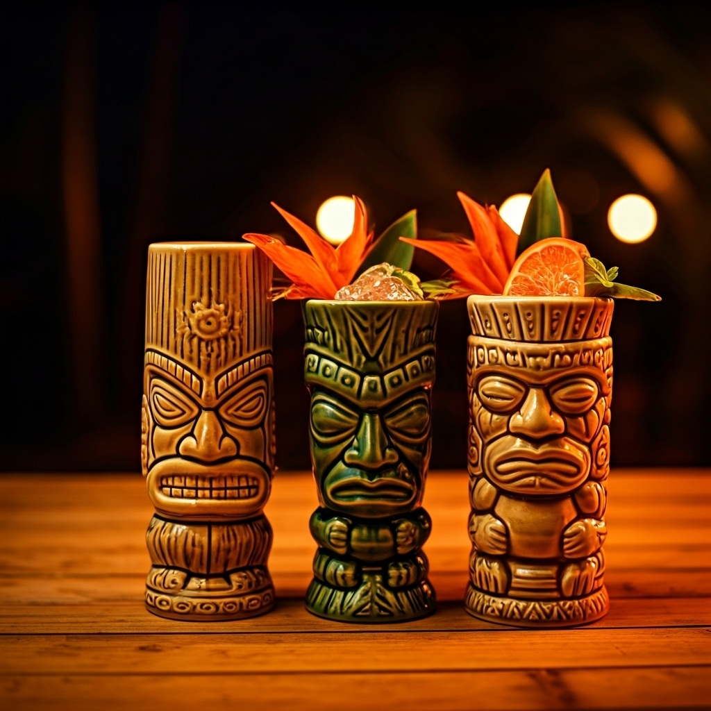 Tiki Cocktail Glass