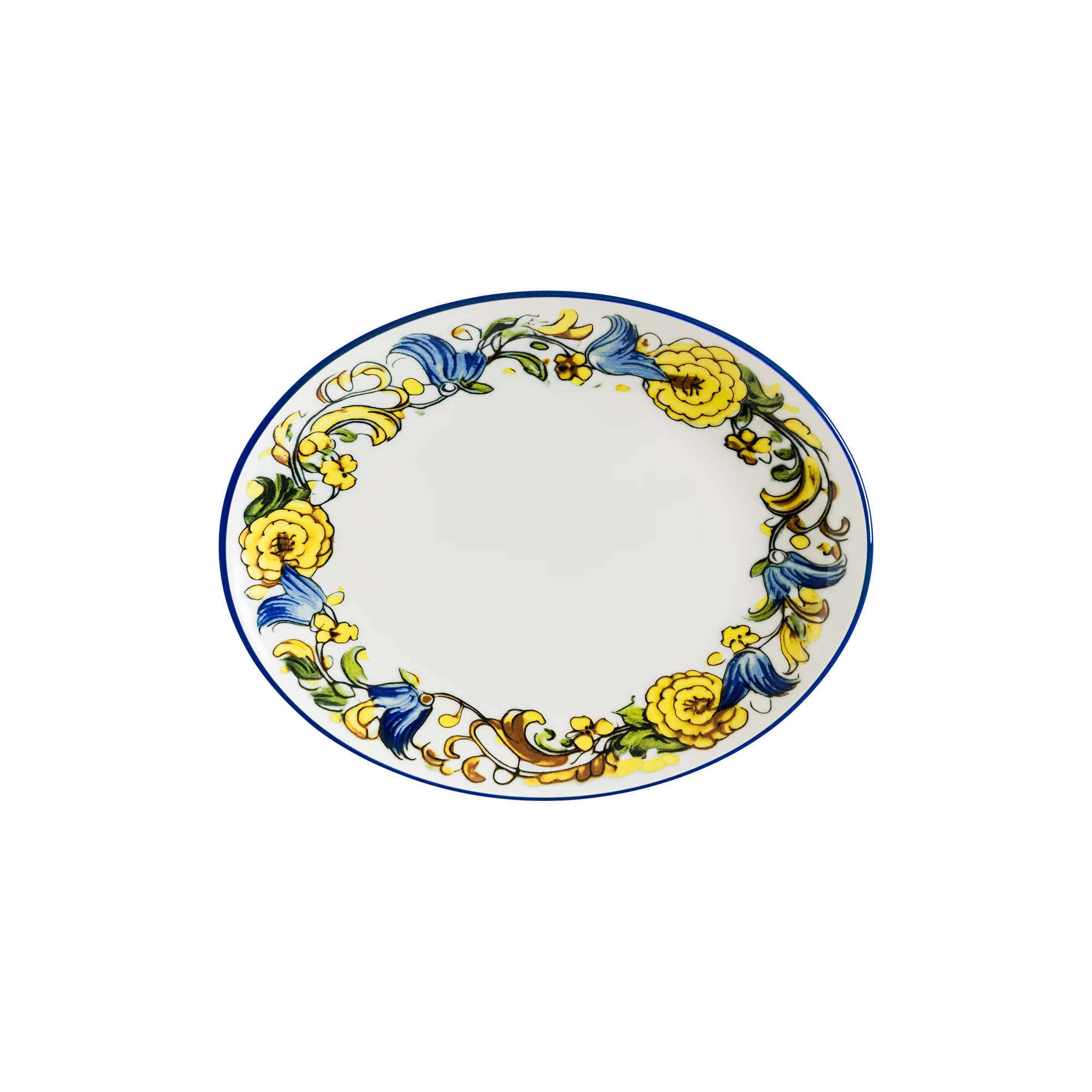 Albufera Mid White Moove Oval Plate 31*24 cm