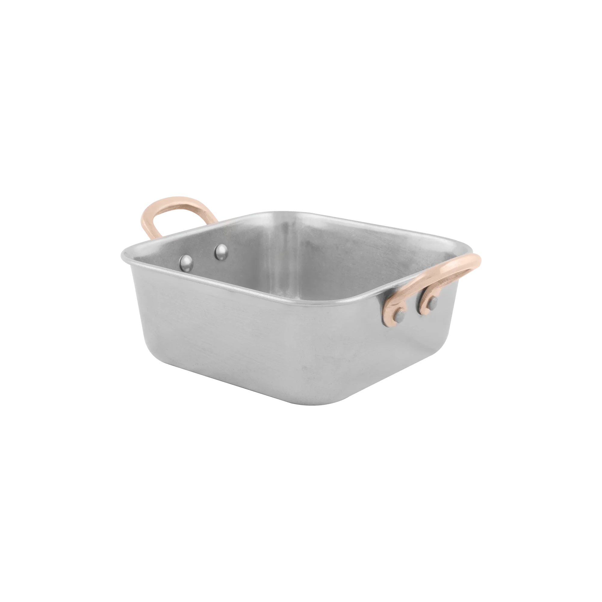 Antique RoasterSquare-Large with 2 side Brass Handles 13.75x5.25 cm-800ml
