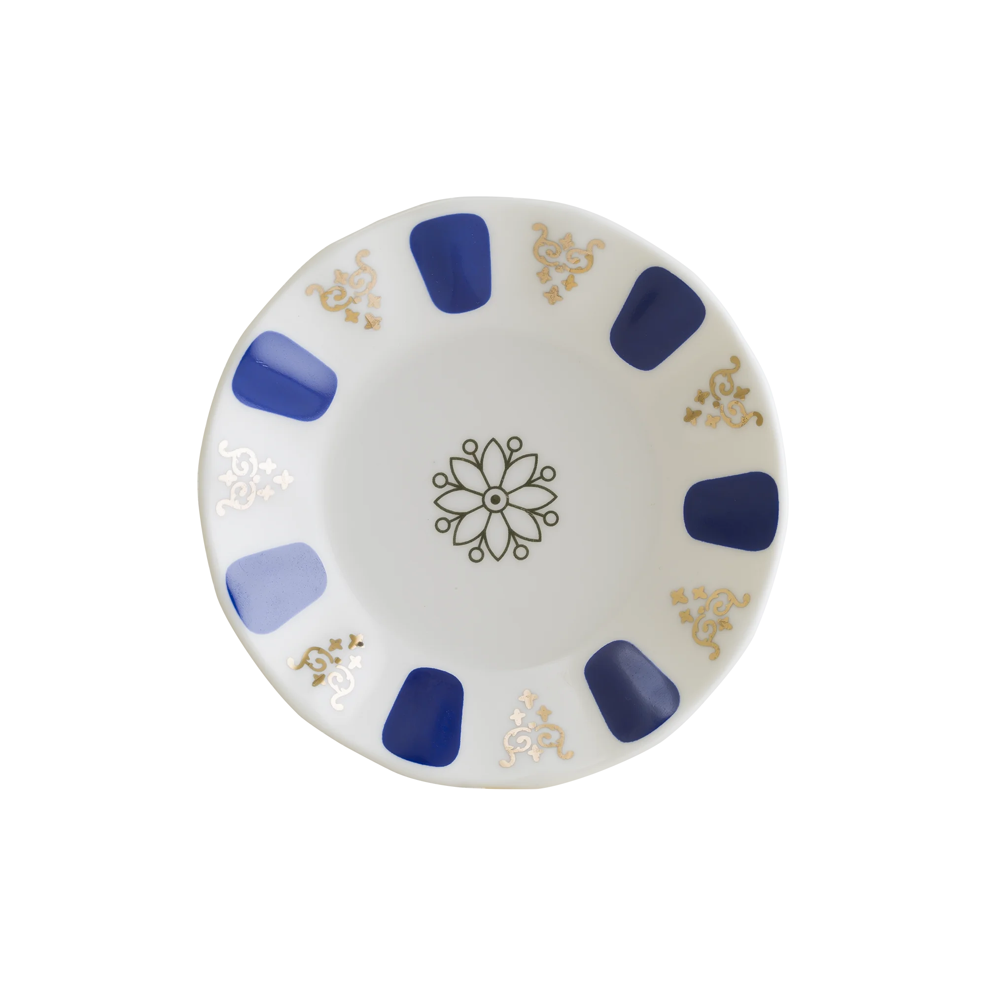 Blue Rita Degustation Plate 11 cm y: 7 cm