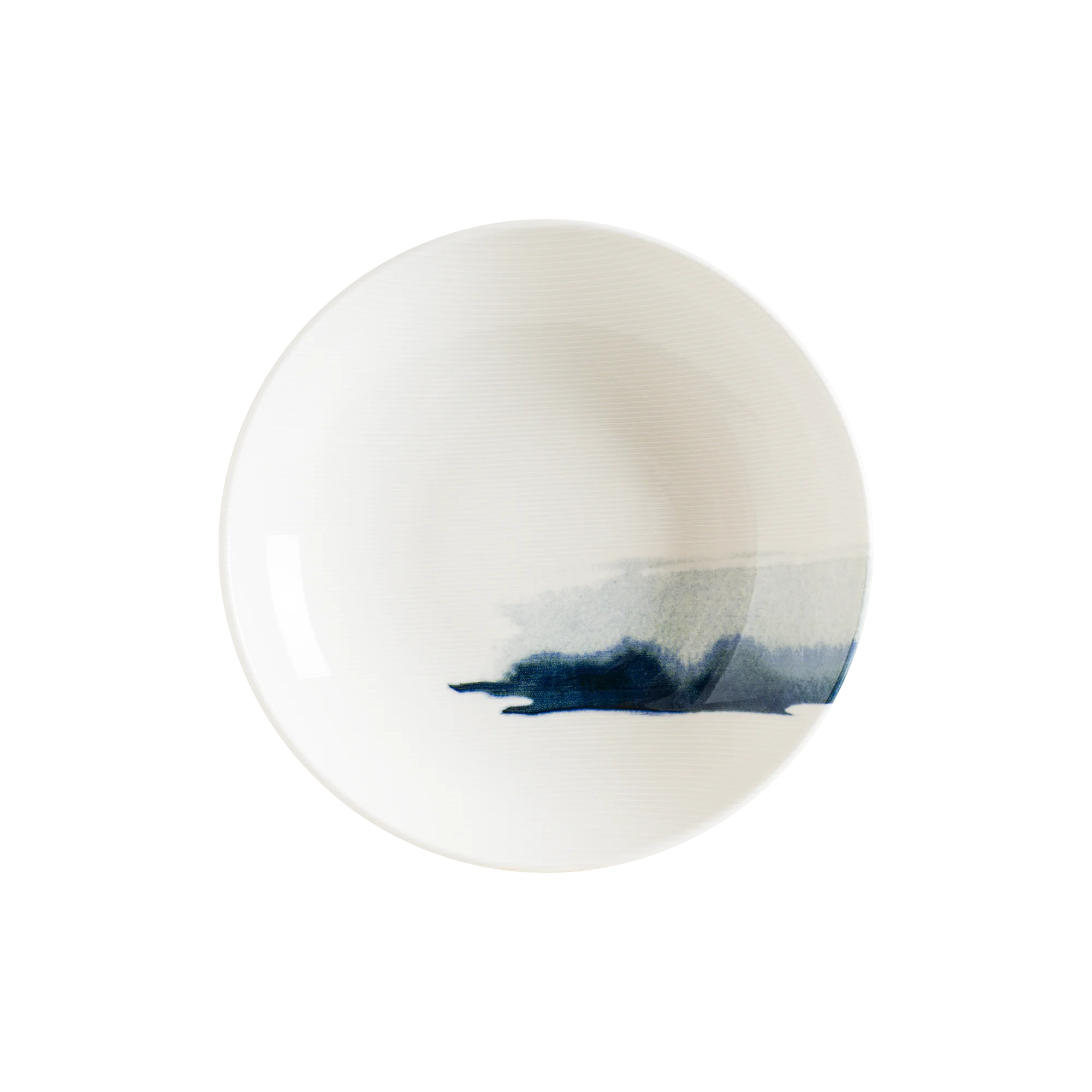 Blue Wave Bloom Deep Plate 23 cm 1000 cc