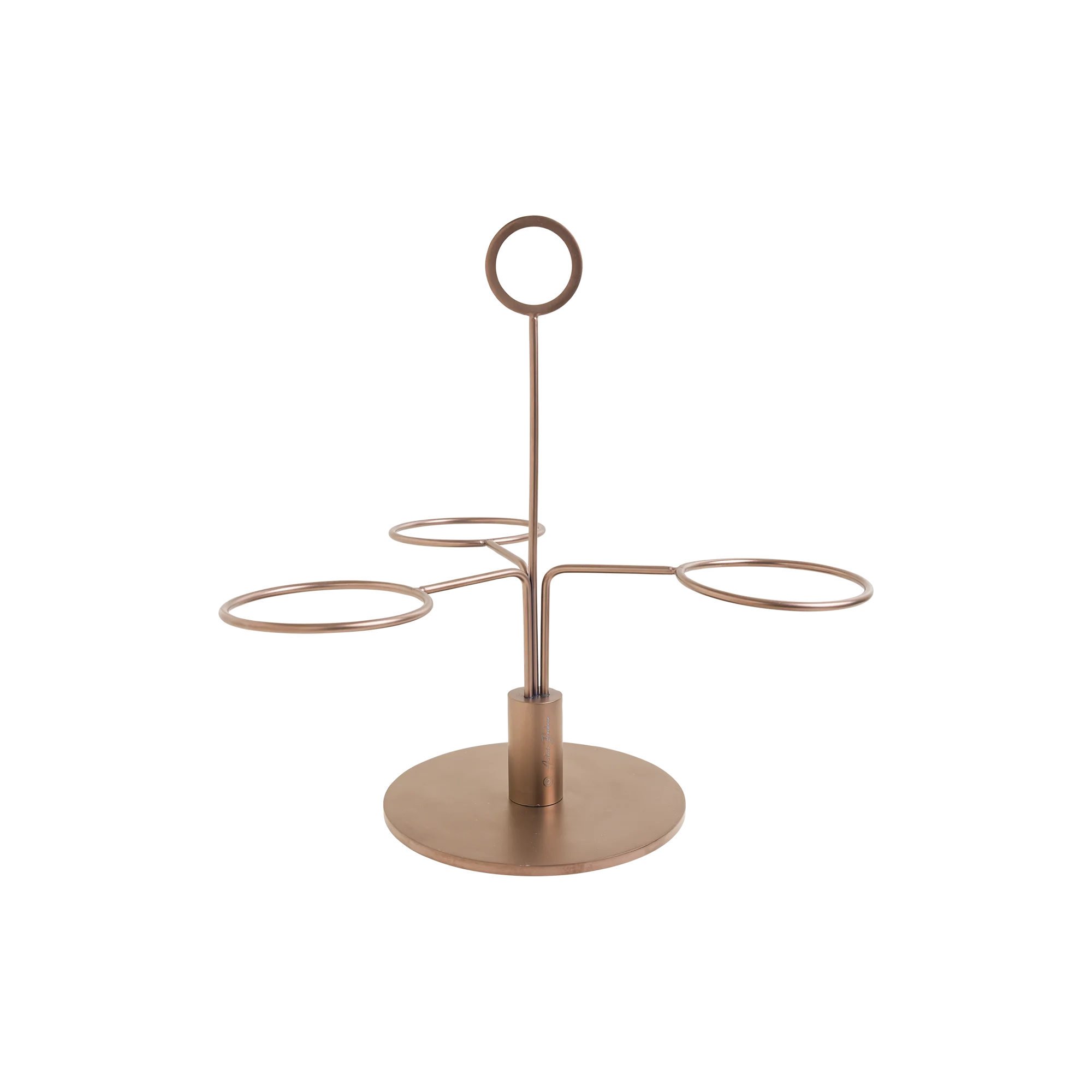 Clair Matte Bronz 3 Tier Serving Stand