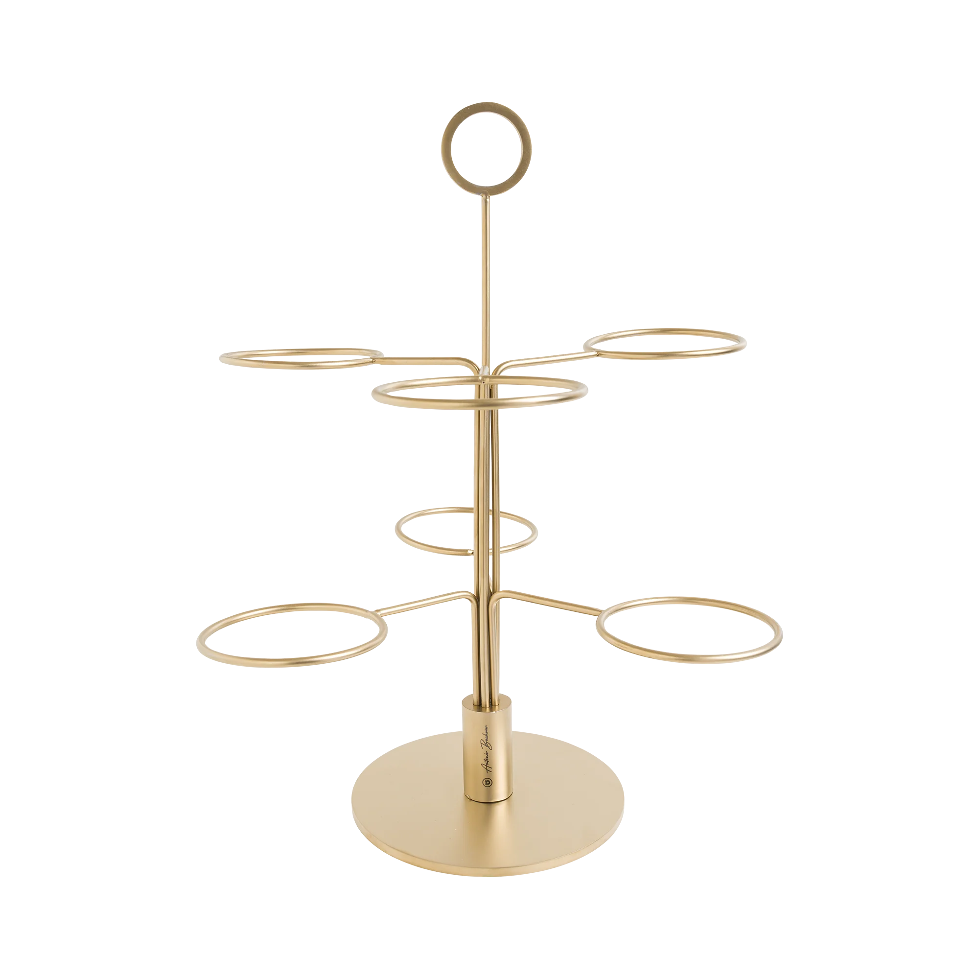 Clair Matte Gold 6 Tier Serving Stand