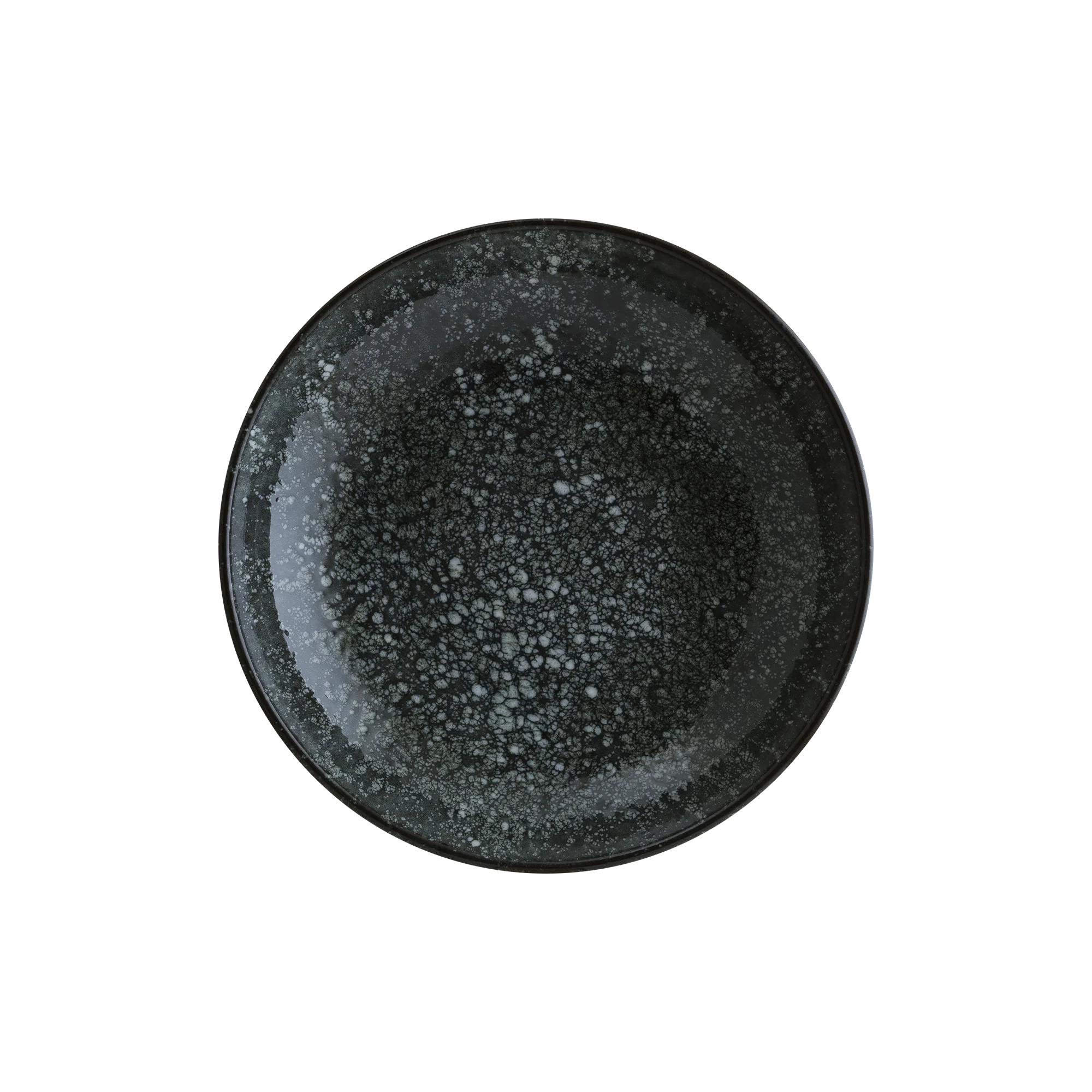 Cosmos Black Bloom Deep Plate 23 cm 1000 cc