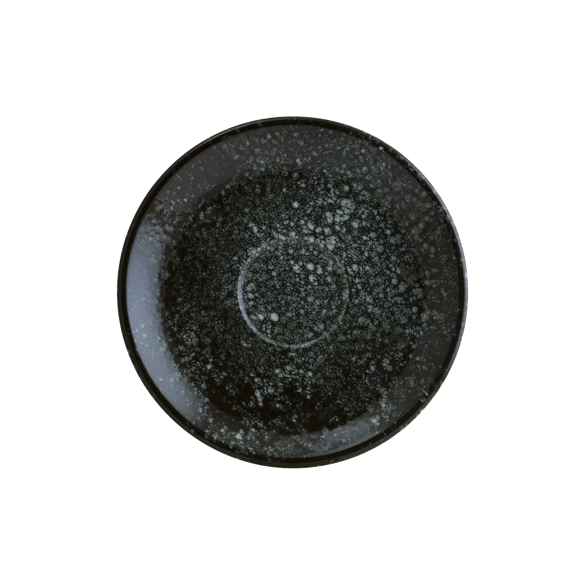 Cosmos Black Gourmet Coffee Saucer 12 cm