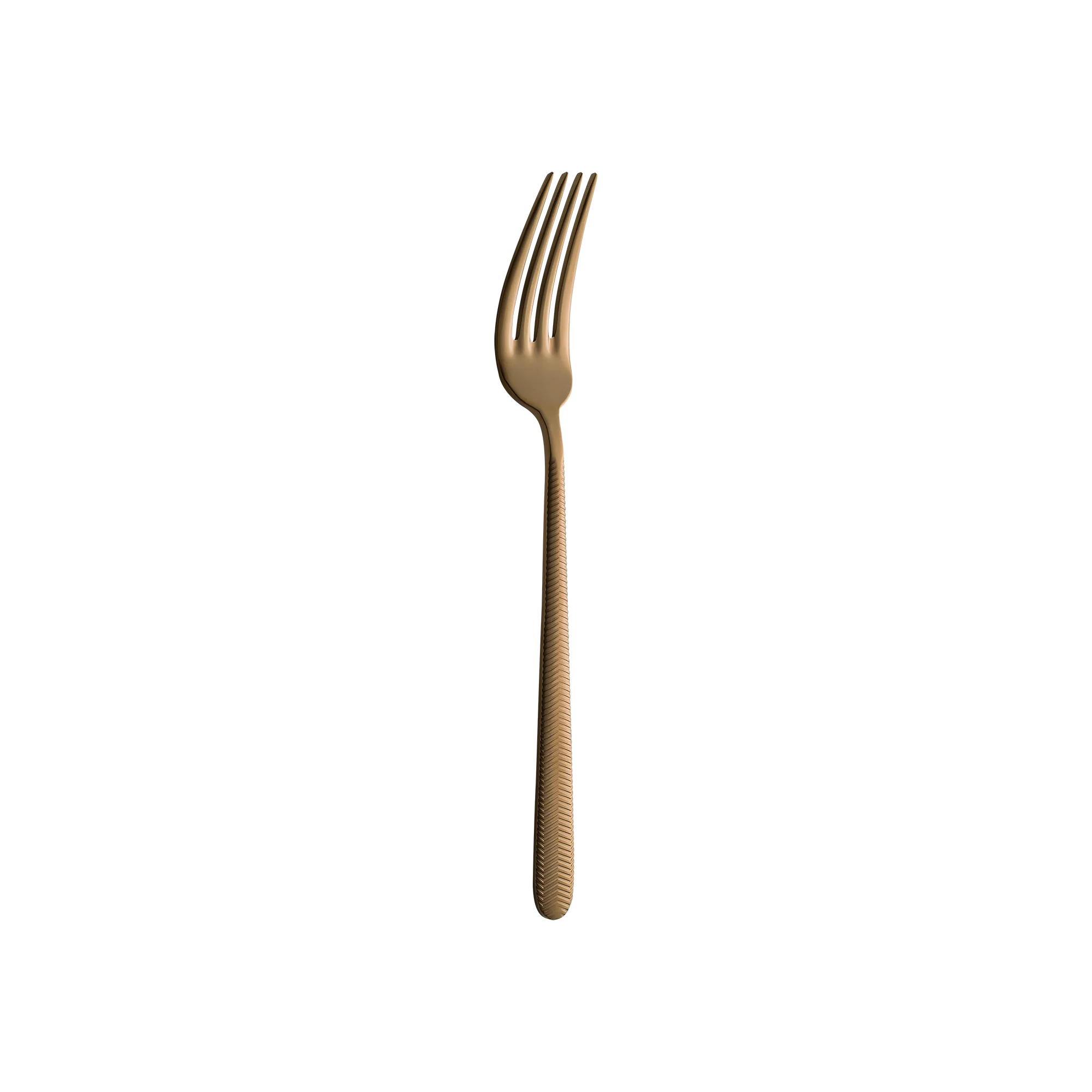 Illusion Mat Bronze Dessert Fork