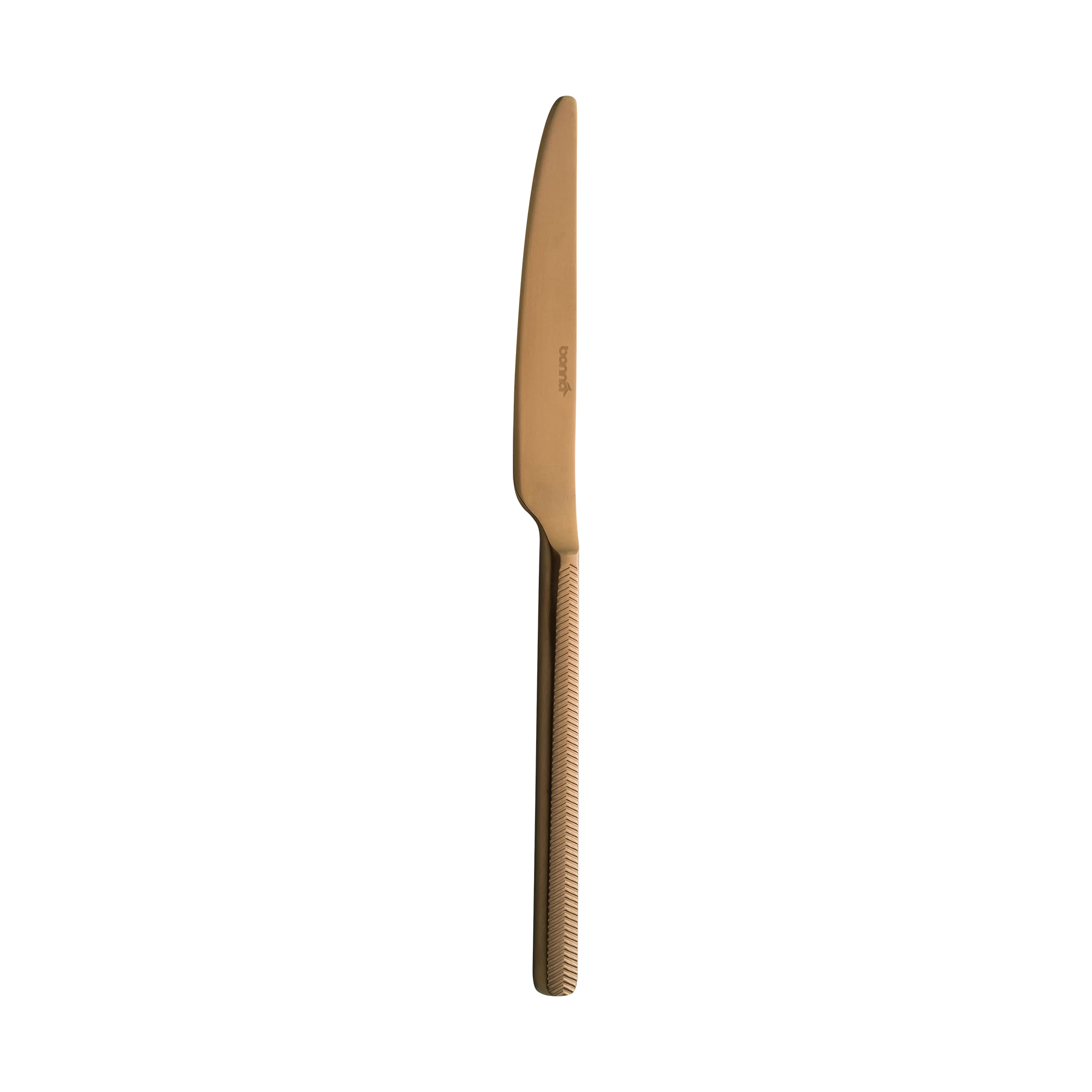 Illusion Mat Bronze Dessert Knife