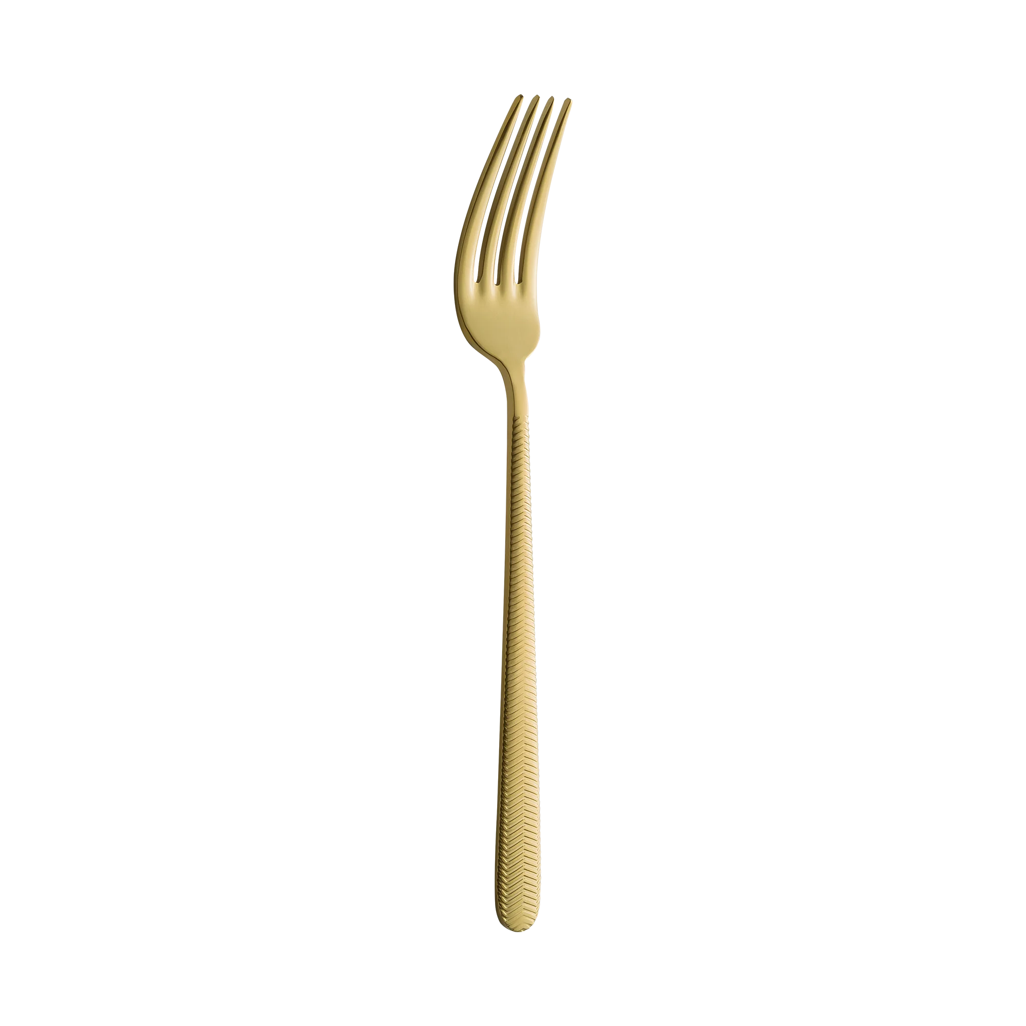 Illusion Mat Gold Table Fork
