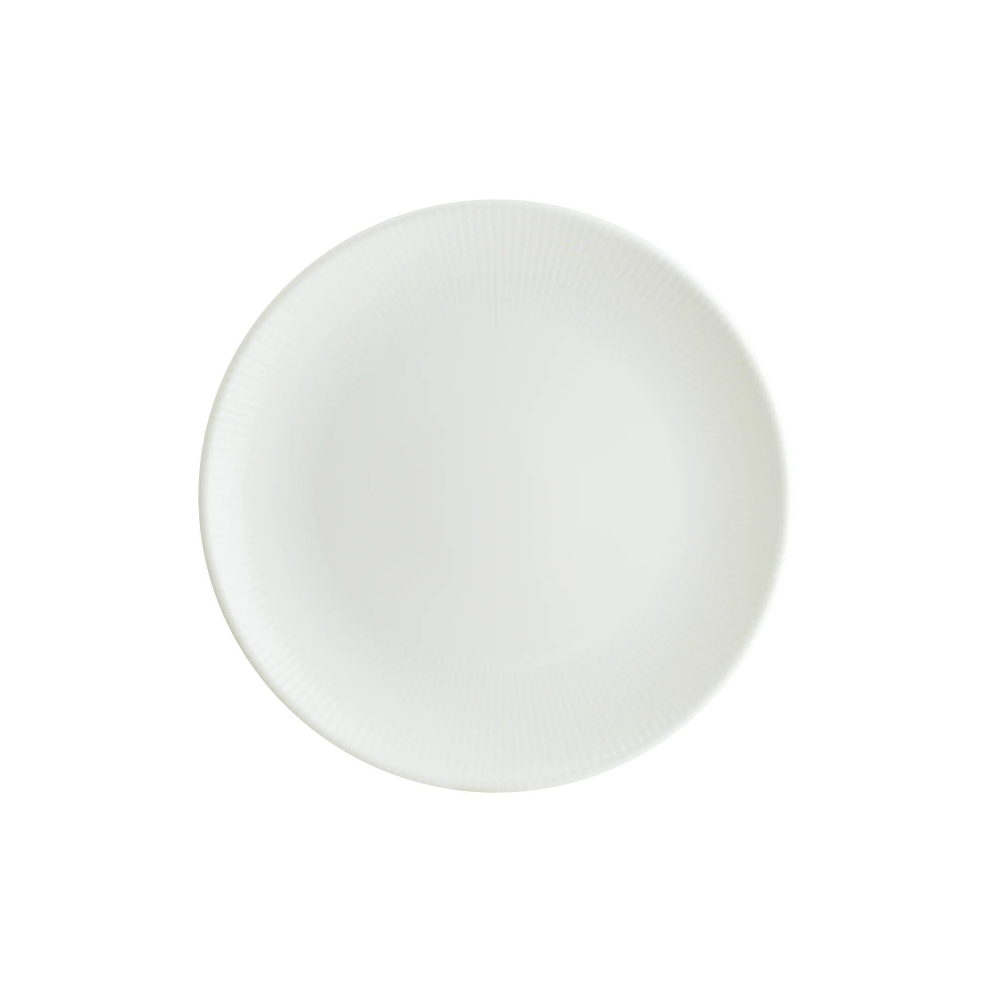 Iris White Gourmet Flat Plate 19 cm