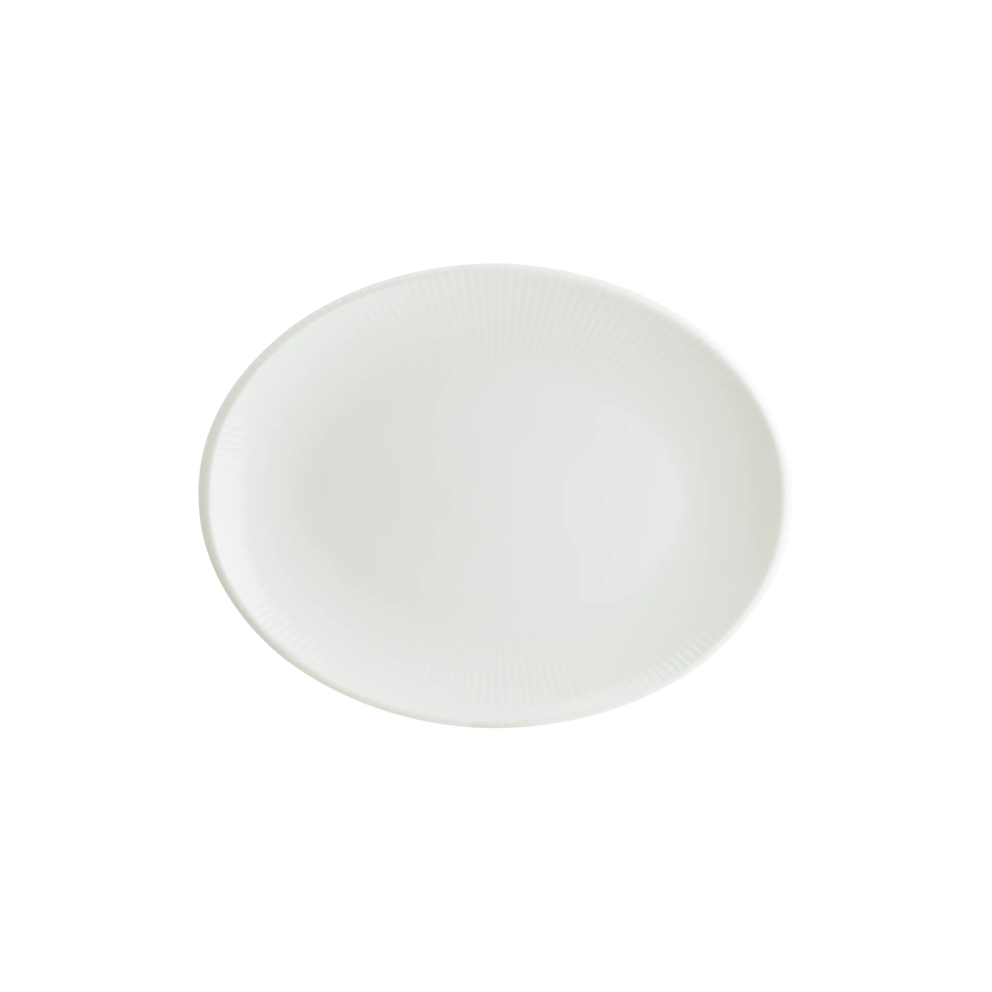 Iris White Moove Oval Plate 25 cm