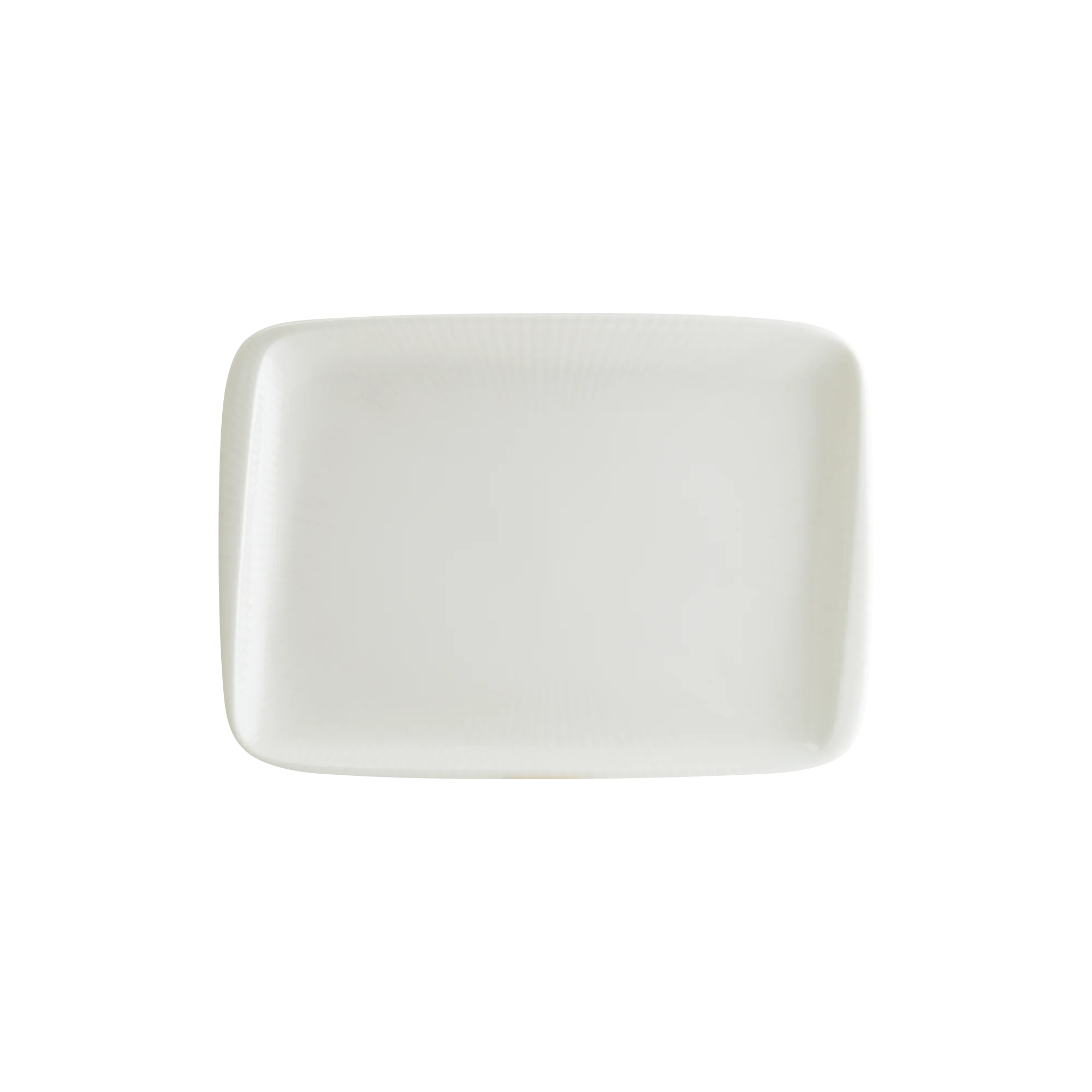 Iris White Moove Rectangular Plate 23*16 cm