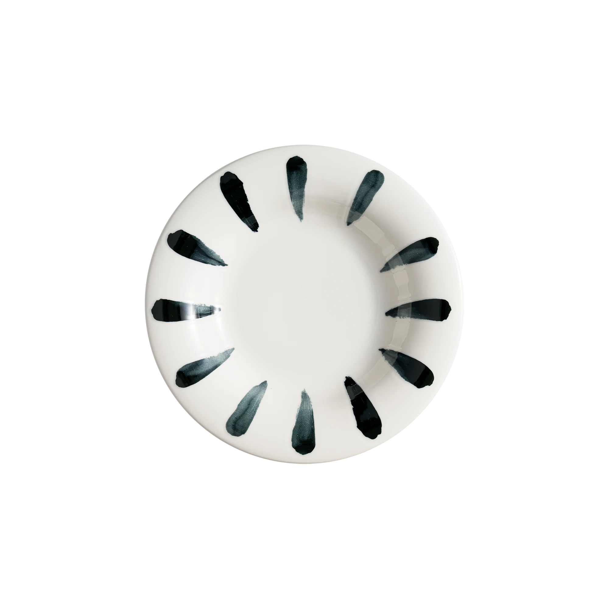 Lavis Black Albus Deep Plate 23 cm 330 cc