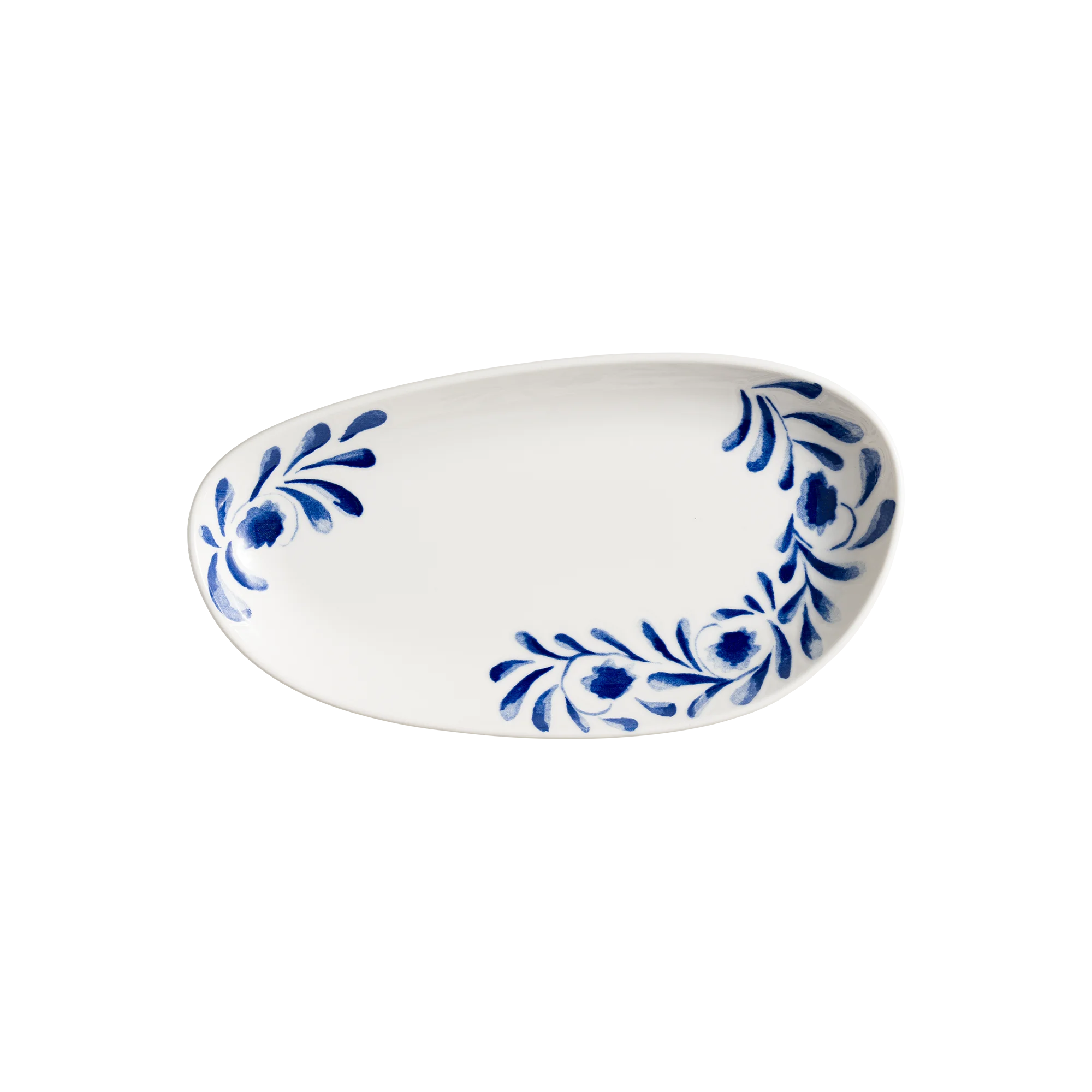 Lavis Blue Vago Oval Plate 20*12 cm 240 cc