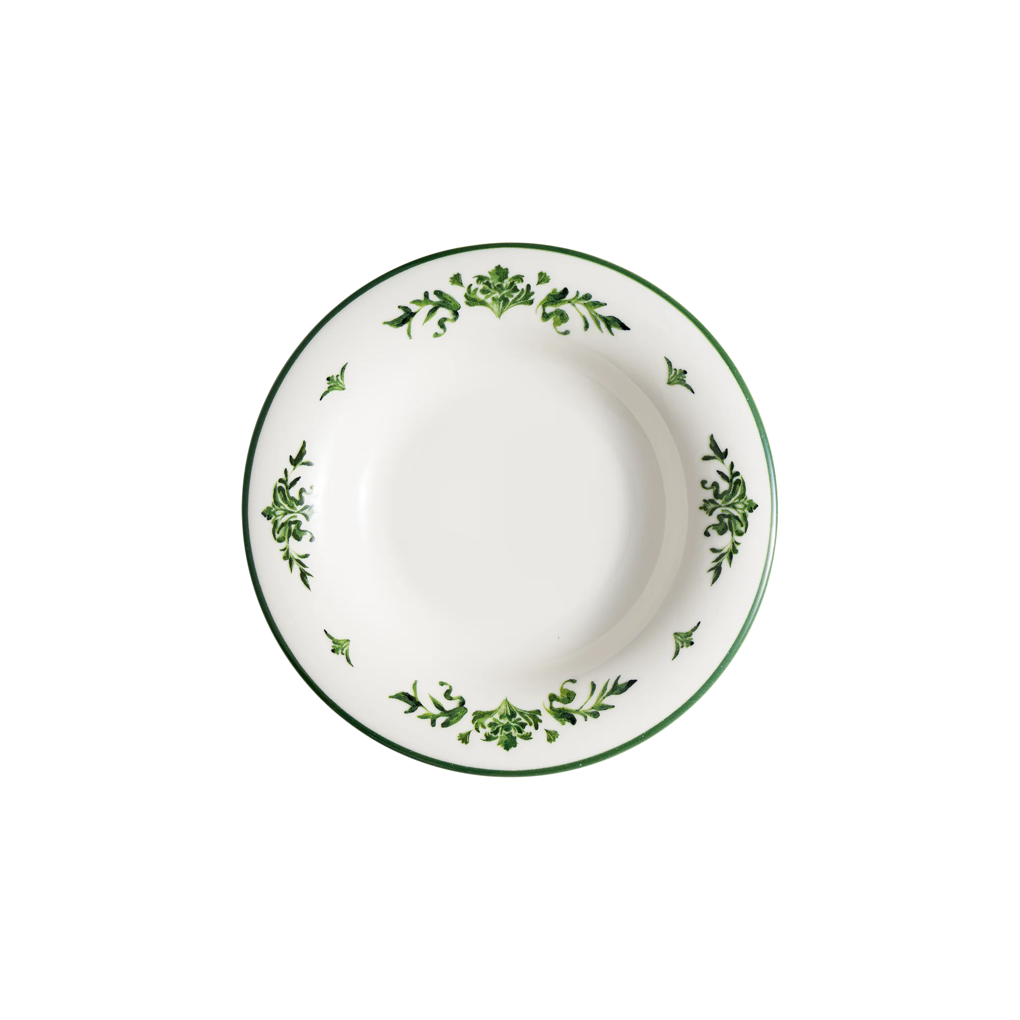 Lavis Green Albus Deep Plate 23 cm 330 cc
