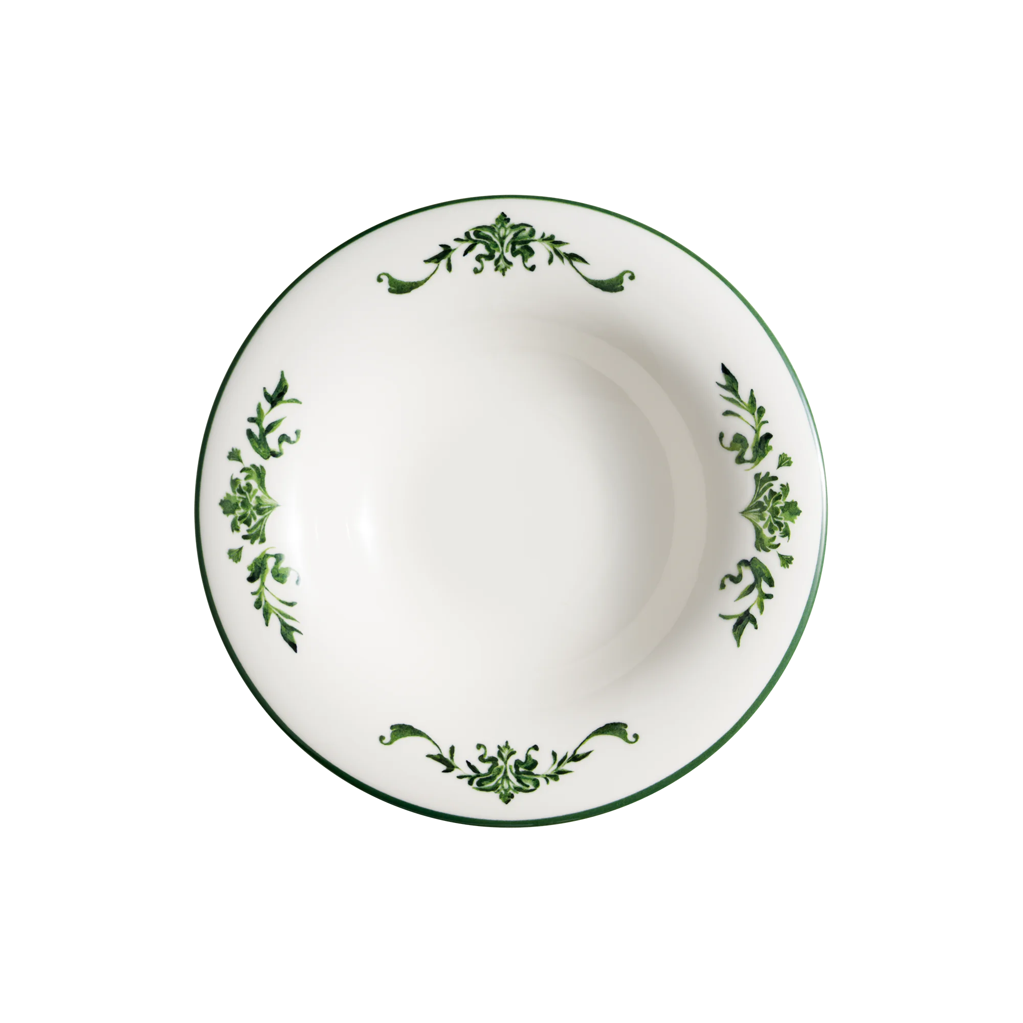 Lavis Green Albus Deep Plate 27 cm 500 cc