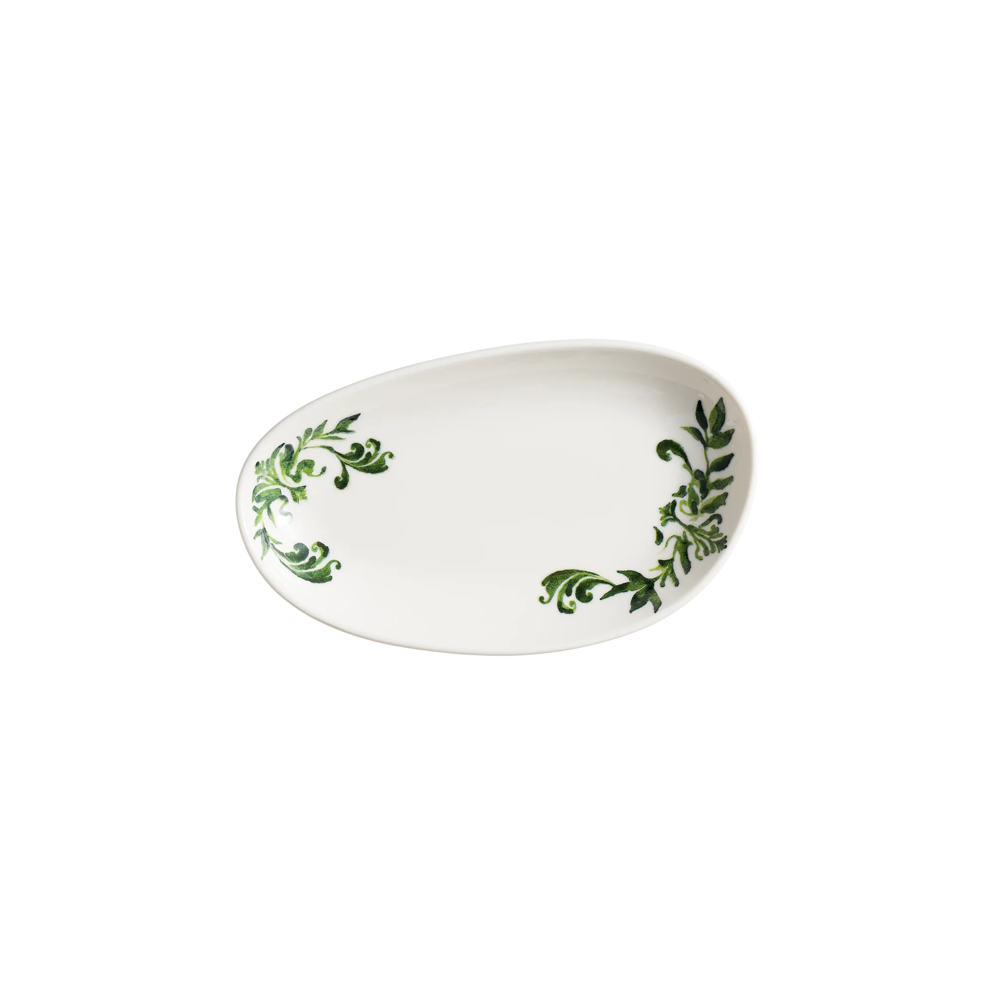 Lavis Green Vago Oval Plate 20*12 cm 240 cc