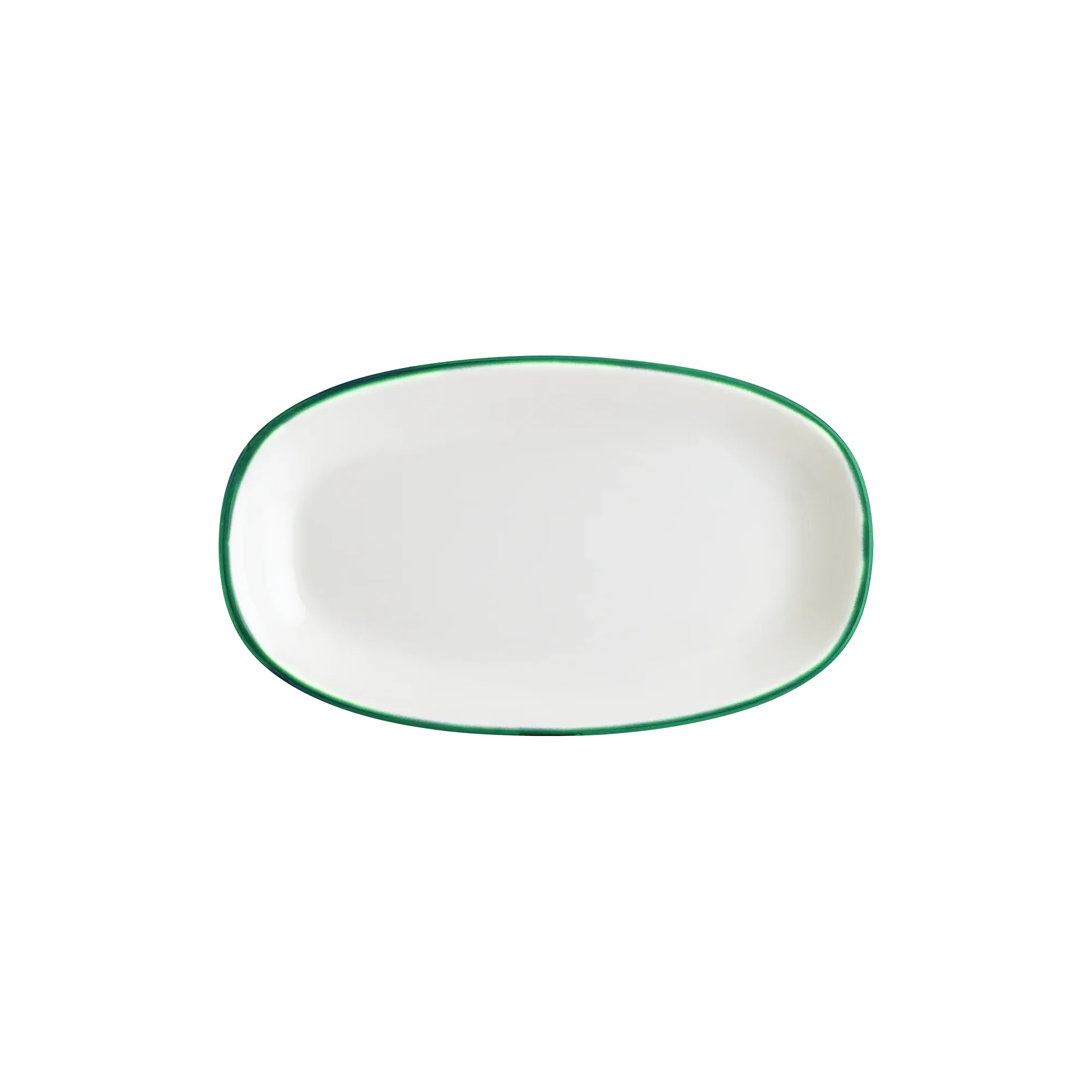 Linea Green Gourmet Oval Plate 15*8.5 cm 95 cc