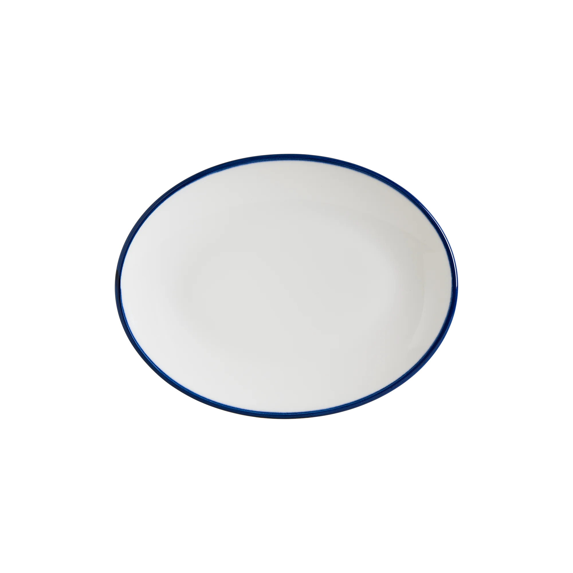 Linea Blue Moove Oval Plate 25 cm