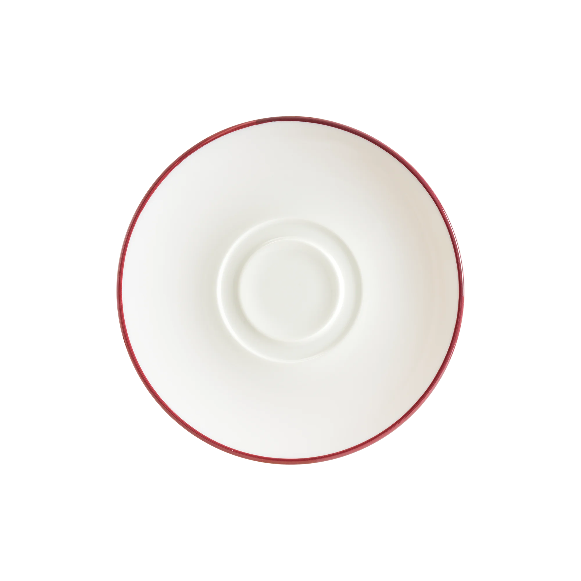 Linea Burgundy Gourmet Consomme Plate 19 cm