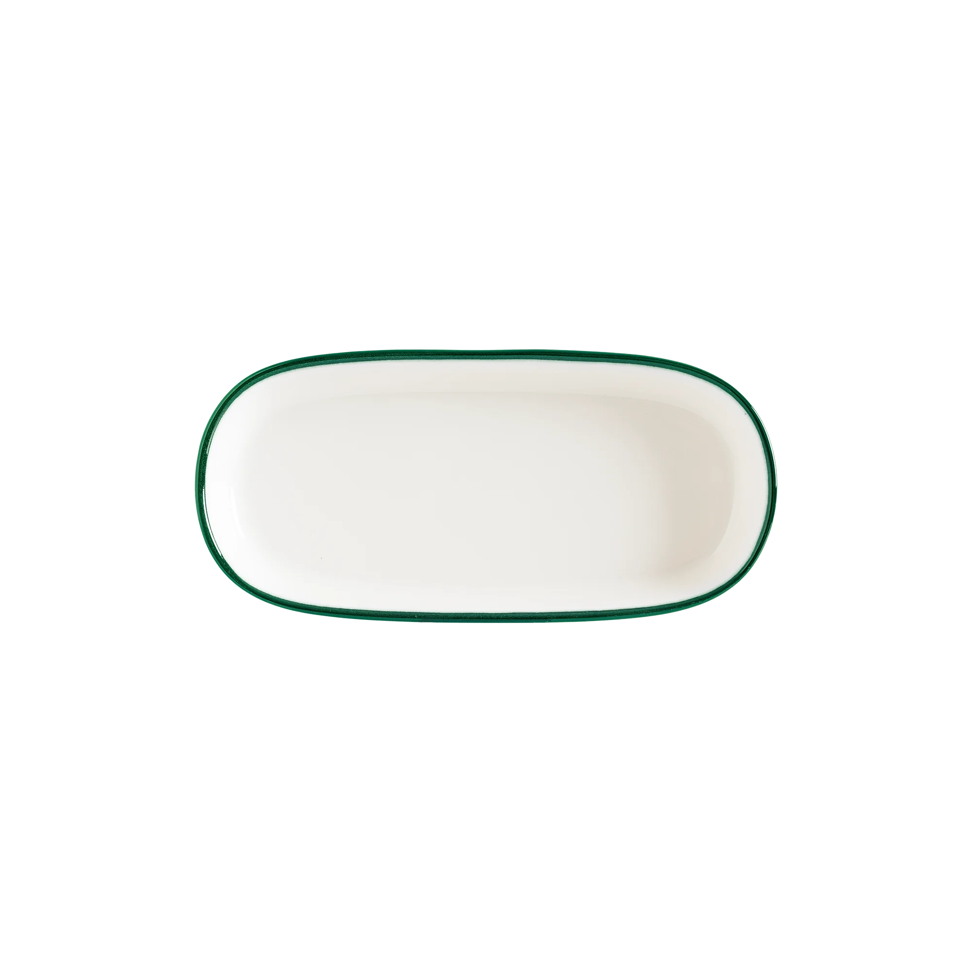 Linea Green Hygge 18 cm Oval Plate
