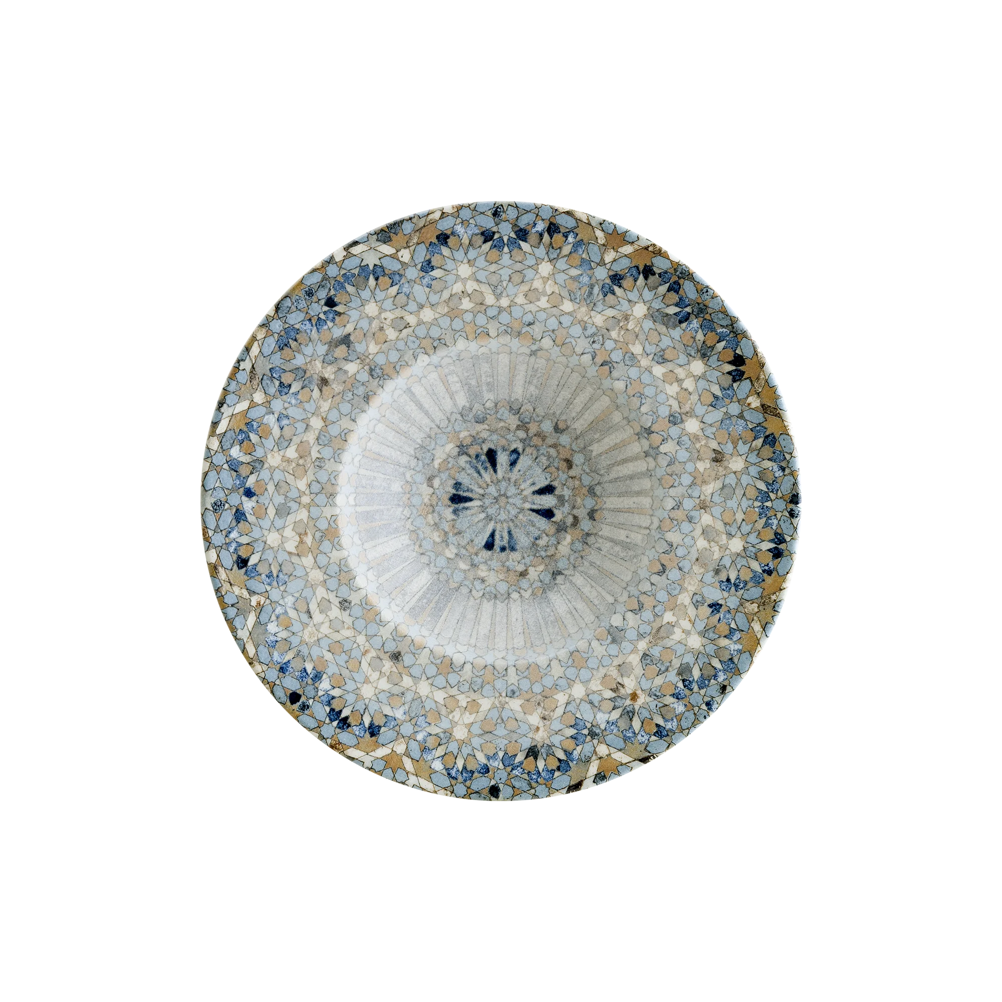 Luca Mosaic Banquet Deep Plate 24 cm 270 cc