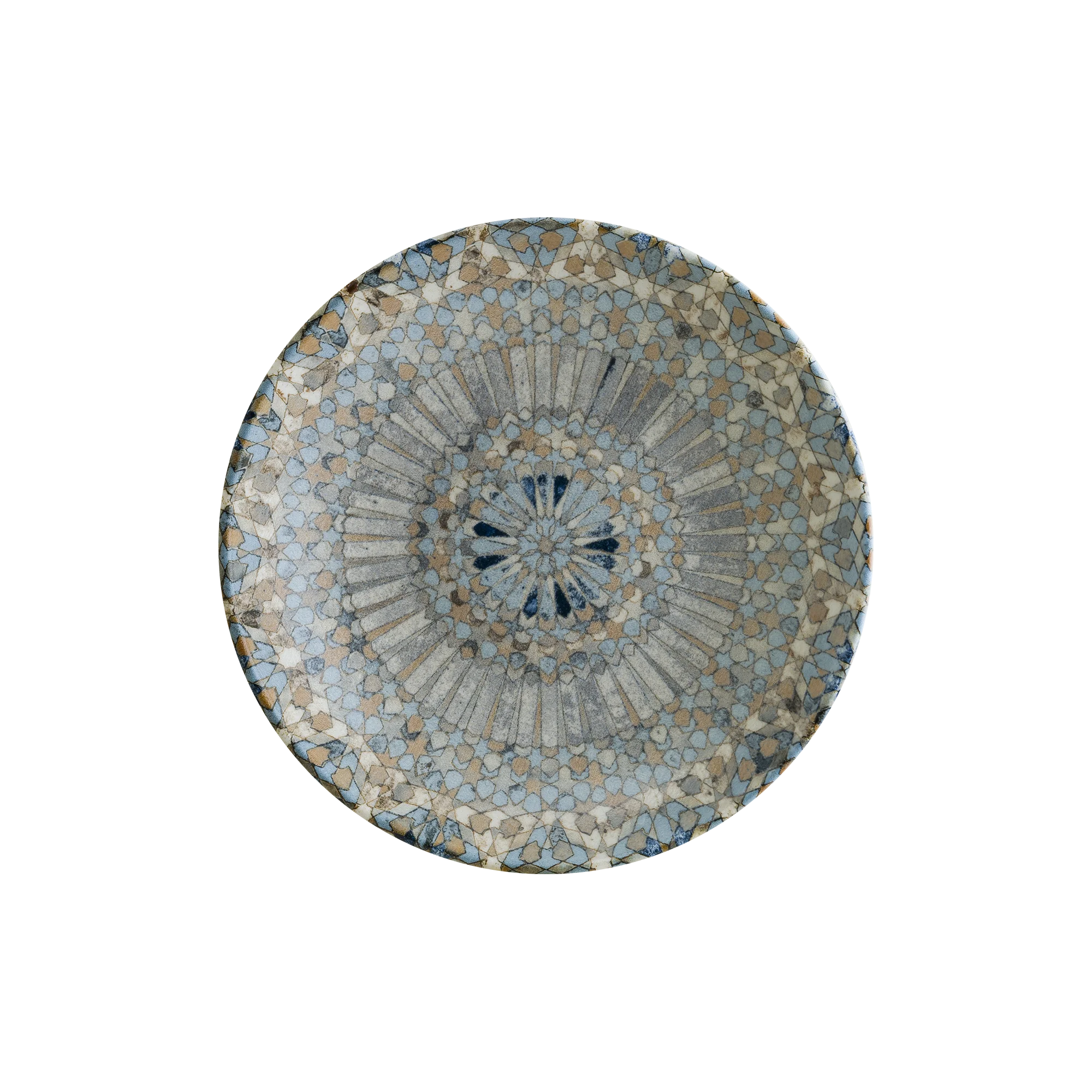 Luca Mosaic Matt Bloom Deep Plate 23 cm 1000 cc
