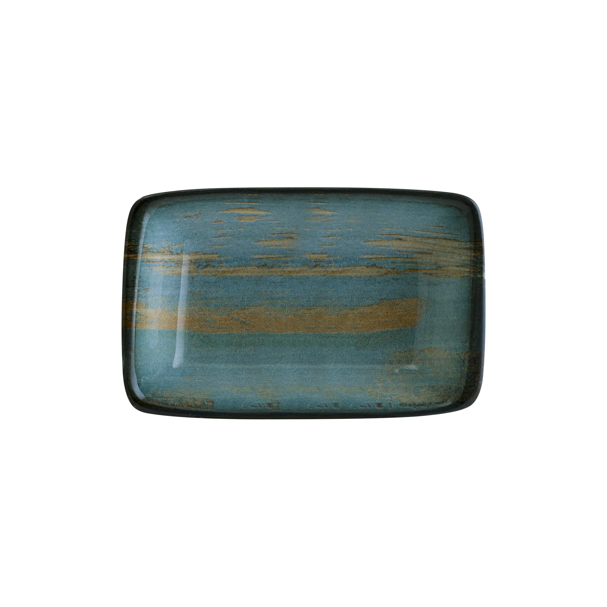 Madera Mint Moove Rectangular Plate 14 cm  130 cc