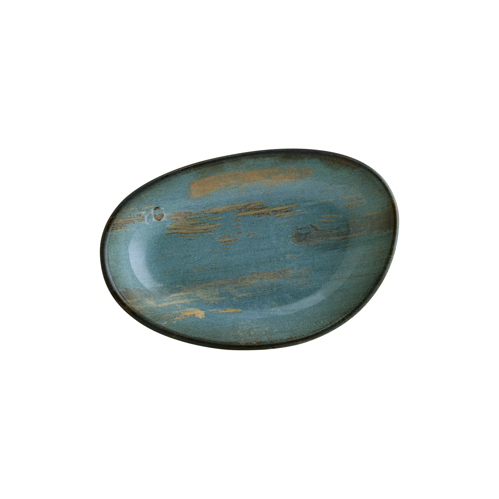Madera Mint Vago Oval Plate 15*8.5 cm  140 cc