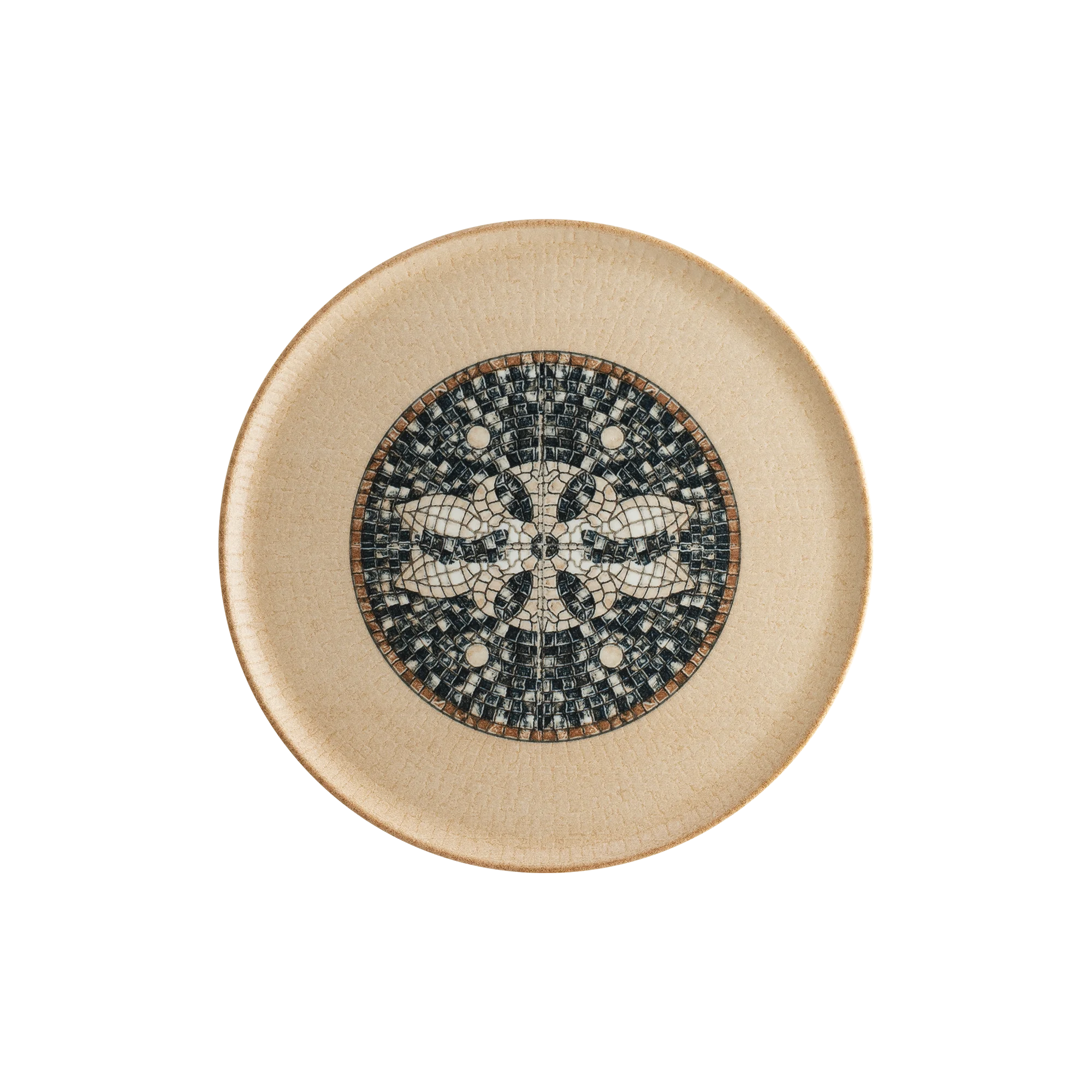 Mesopotamia Mosaic Wood Gourmet Flat Plate 32 cm