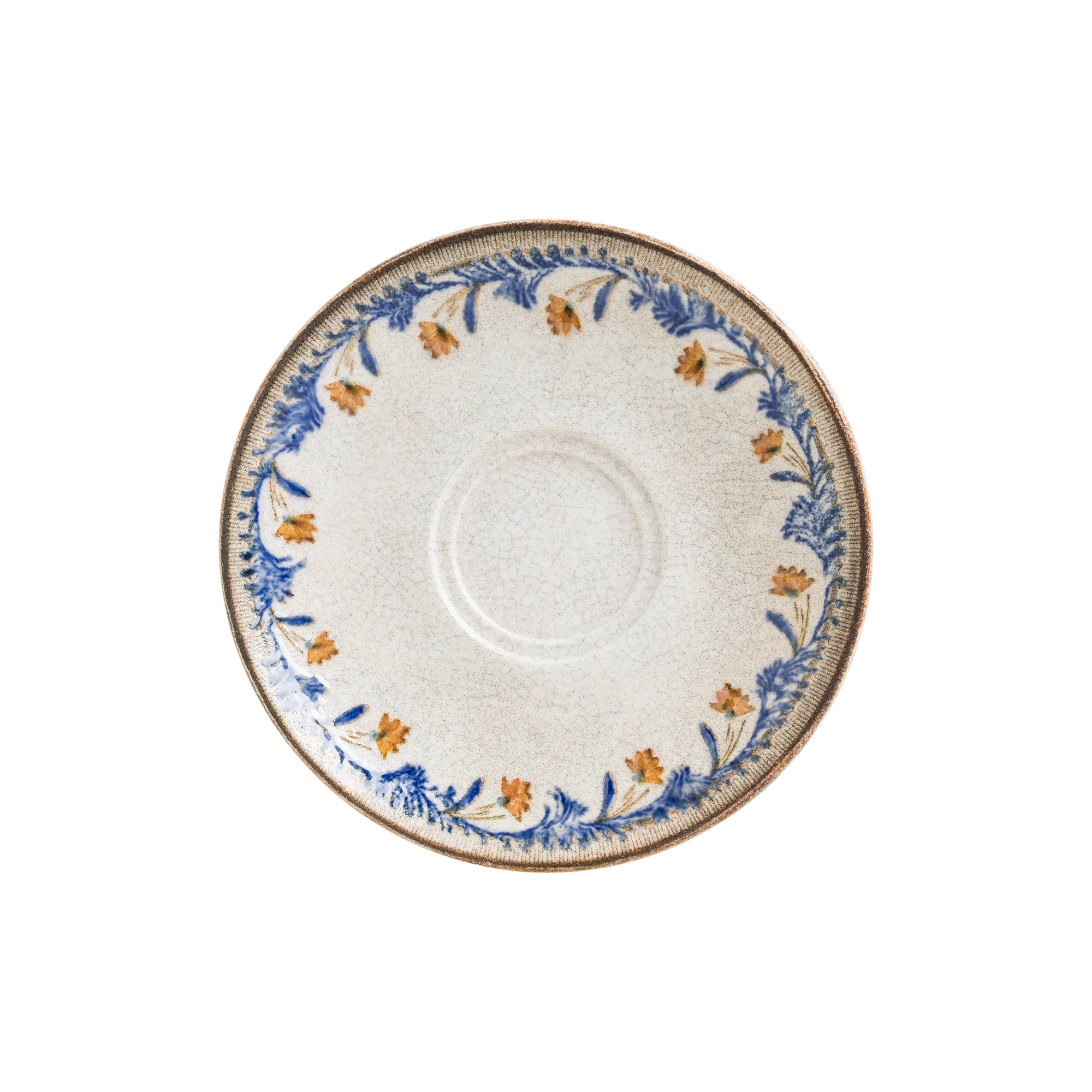 Retro Floral Gourmet Coffee Saucer 16 cm