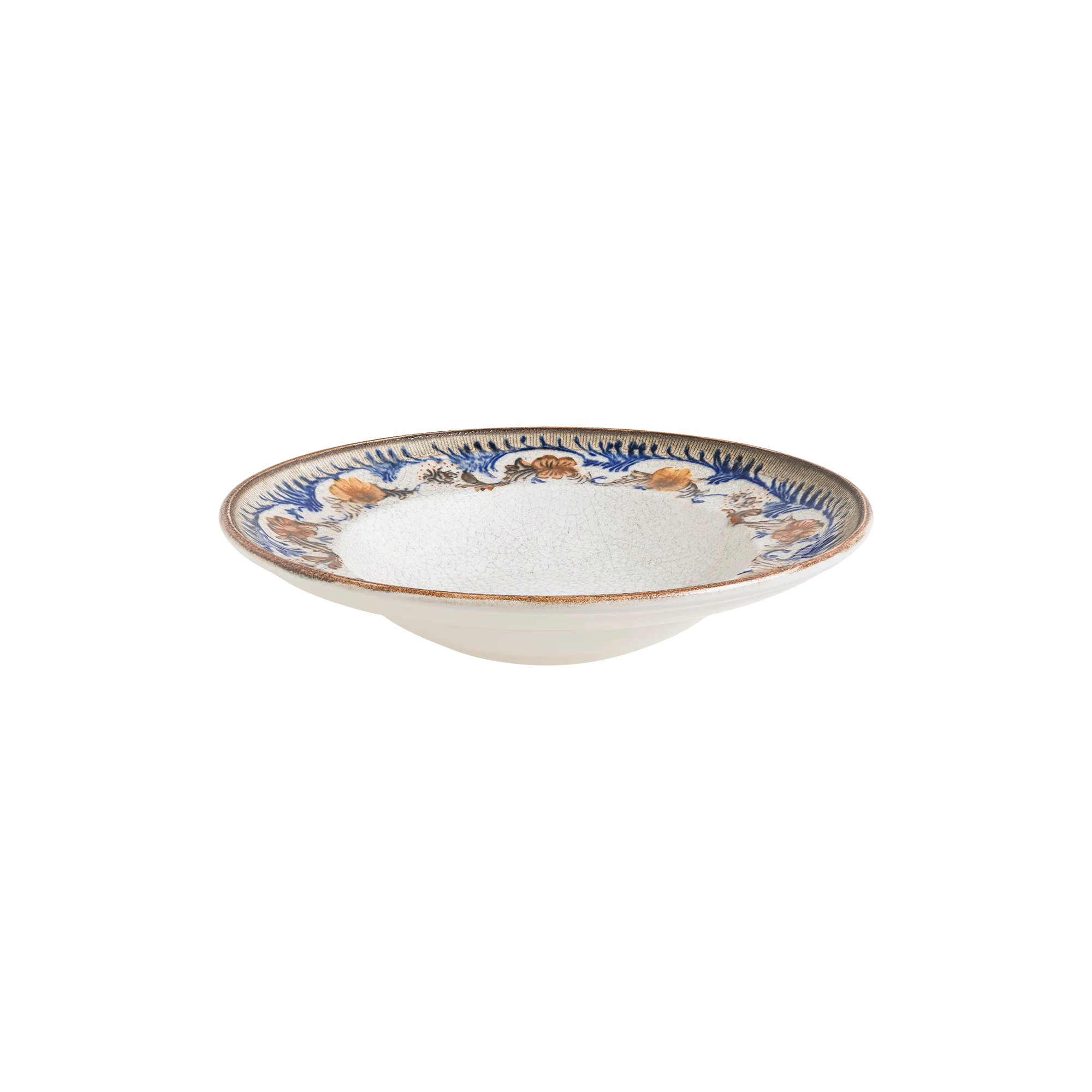 Retro Floral Gourmet Deep Plate 24 cm 400 cc