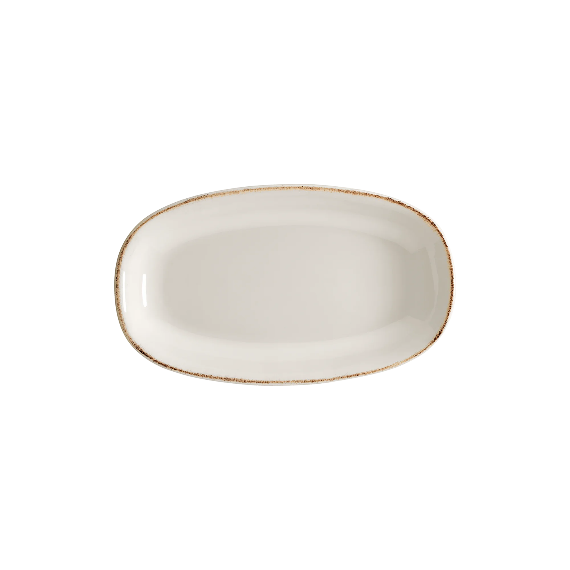 Retro Gourmet Oval Plate 34*19 cm 1050 cc
