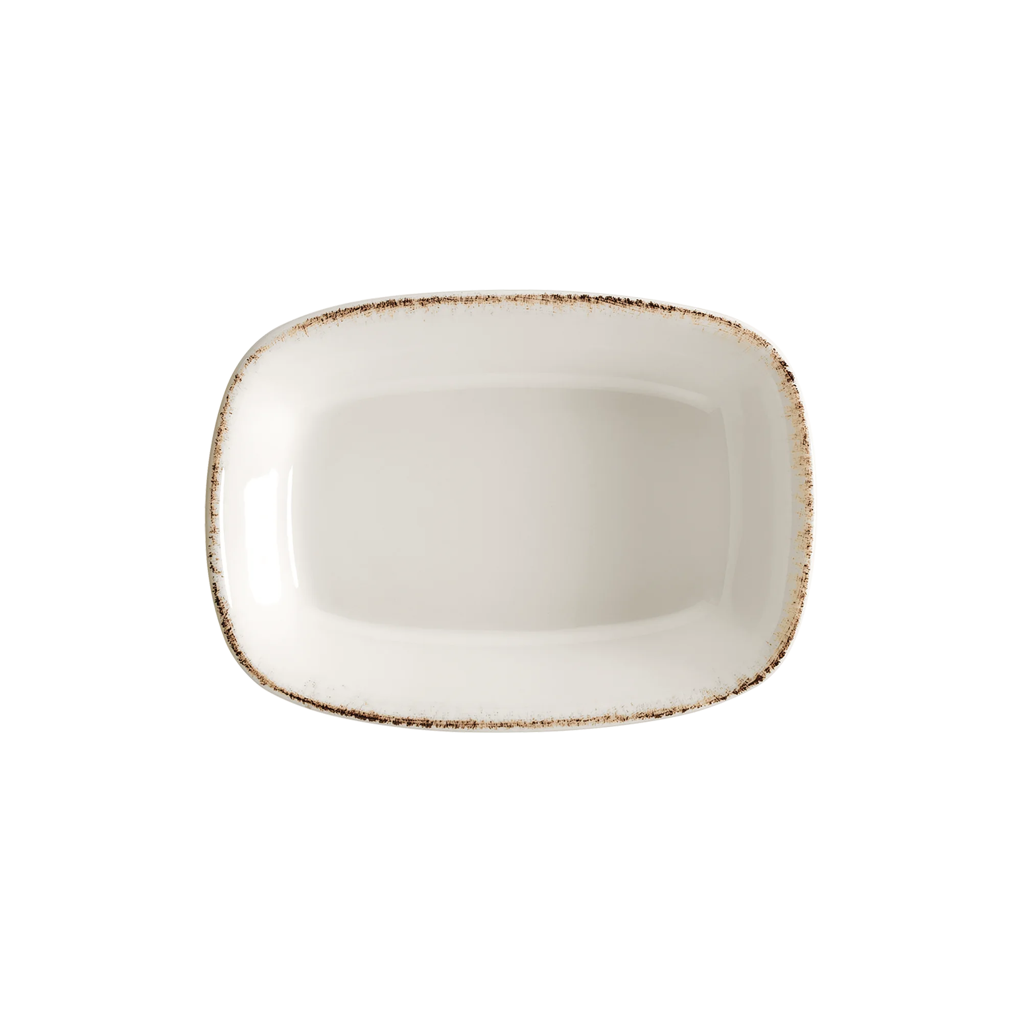 Retro Gourmet Rectangular Plate 12*8.5 cm 120 cc