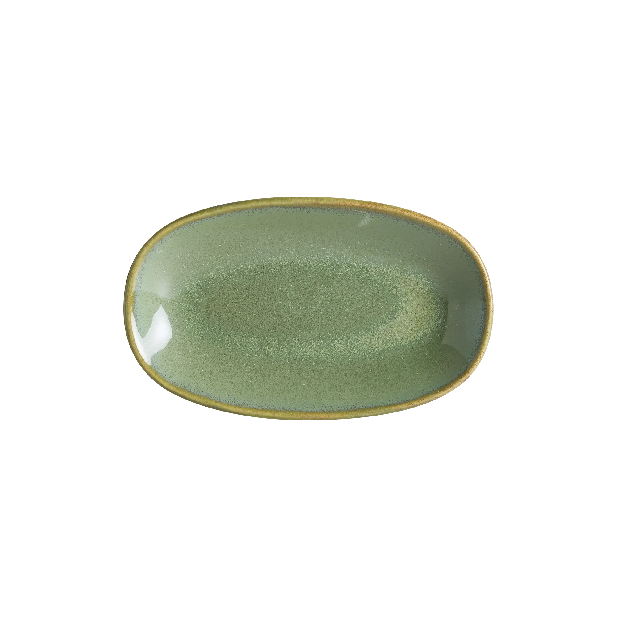 Sage Gourmet Oval Plate 15*8.5 cm 95 cc